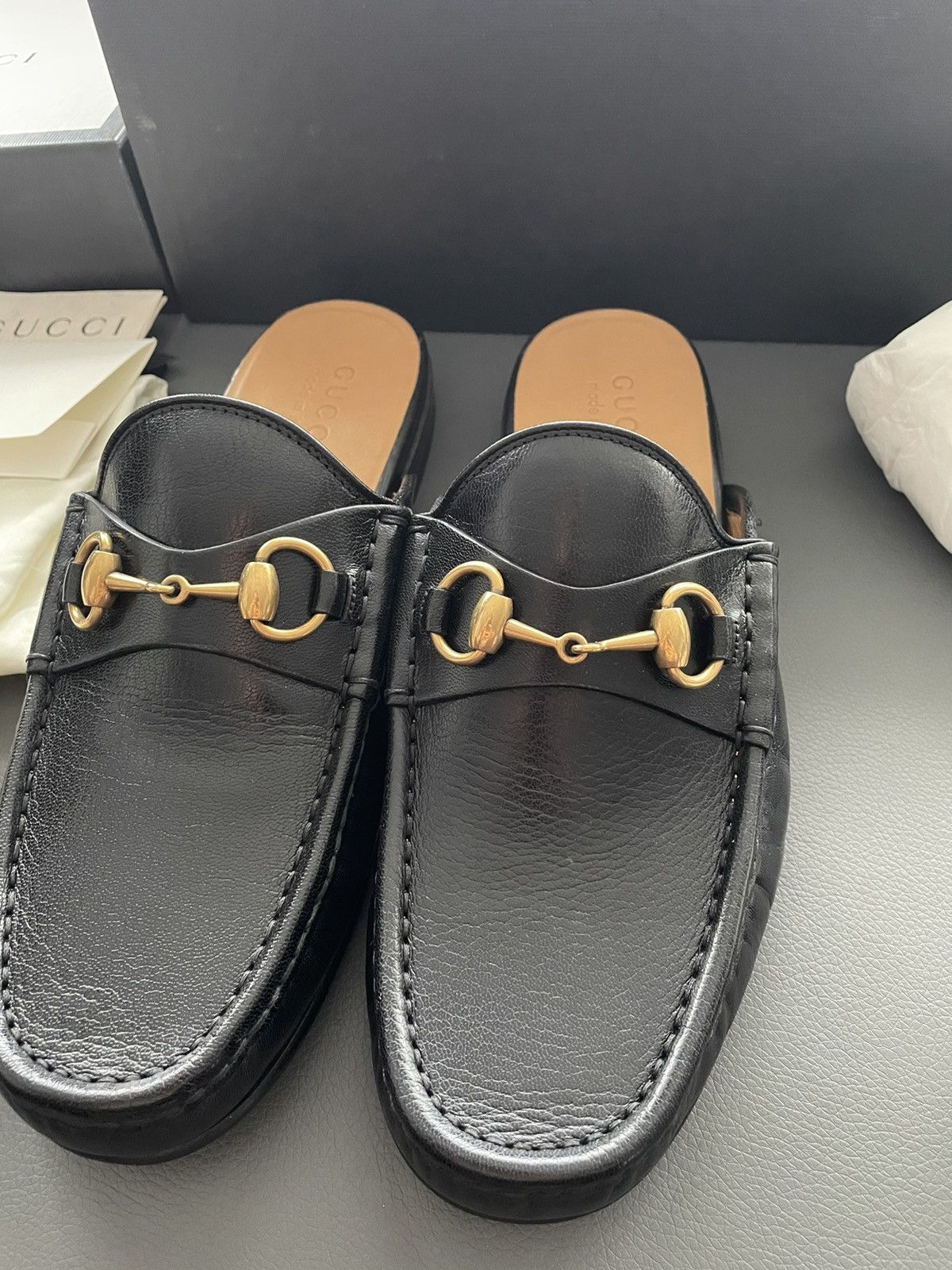 Gucci Super Iconic Sold Out Horsebit Leather Quentin Leather Lofer Size US 8.5 / EU 41-42 - 25 Thumbnail