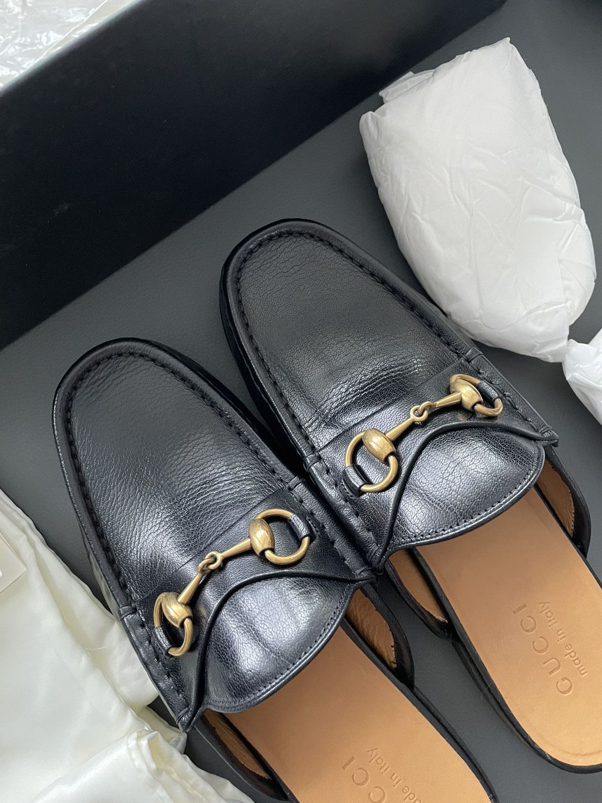 Gucci Super Iconic Sold Out Horsebit Leather Quentin Leather Lofer Size US 8.5 / EU 41-42 - 24 Thumbnail