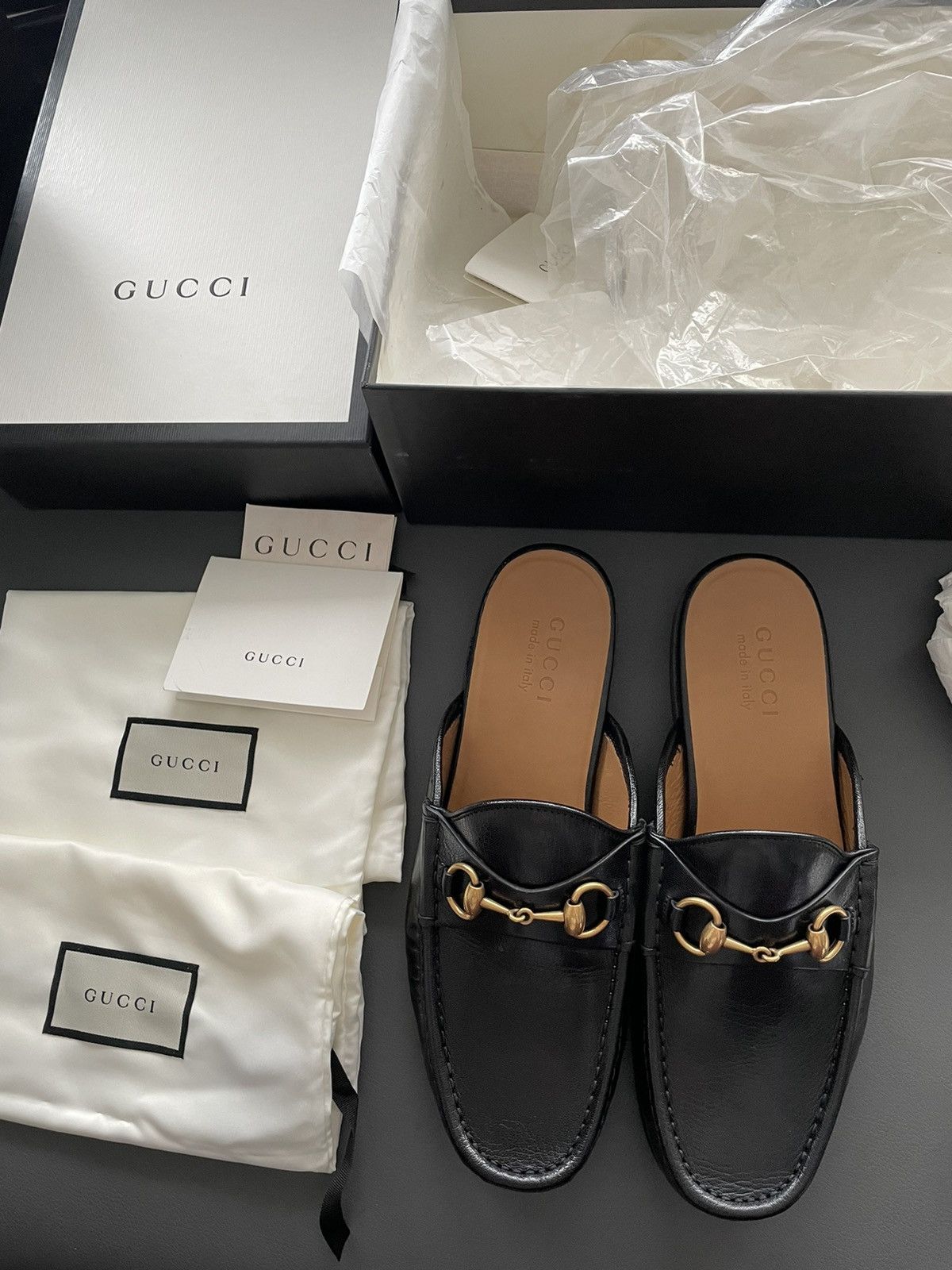 Gucci Super Iconic Sold Out Horsebit Leather Quentin Leather Lofer Size US 8.5 / EU 41-42 - 23 Thumbnail