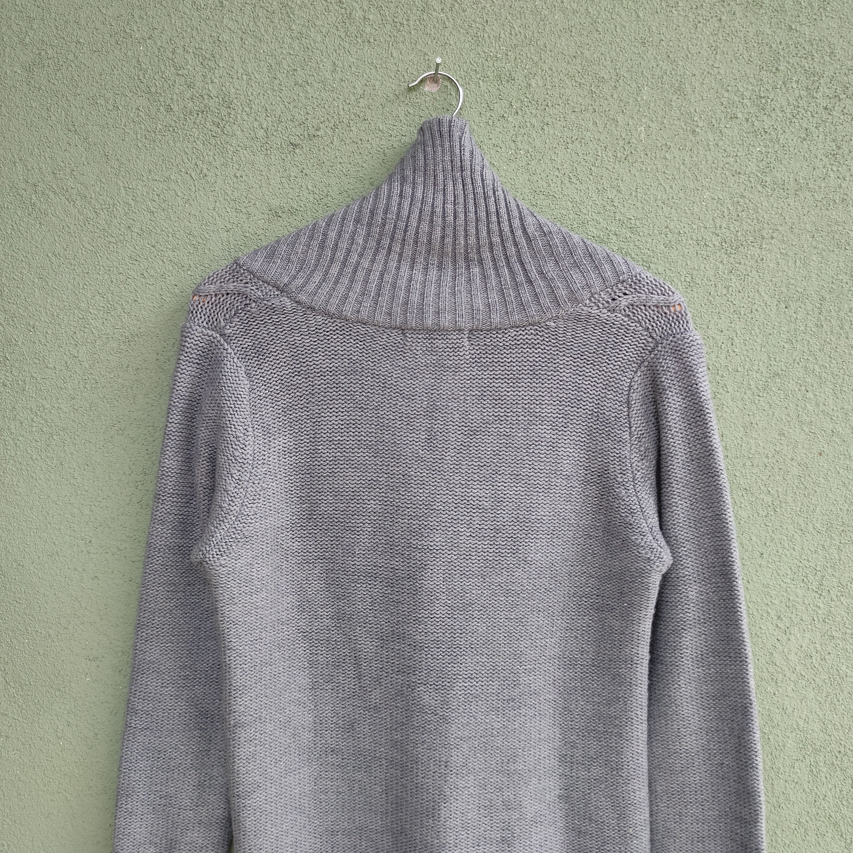 Aran Isles Knitwear Vintage GROVE Grey Colour Knitwear Cardigan Size US S / EU 44-46 / 1 - 10 Thumbnail