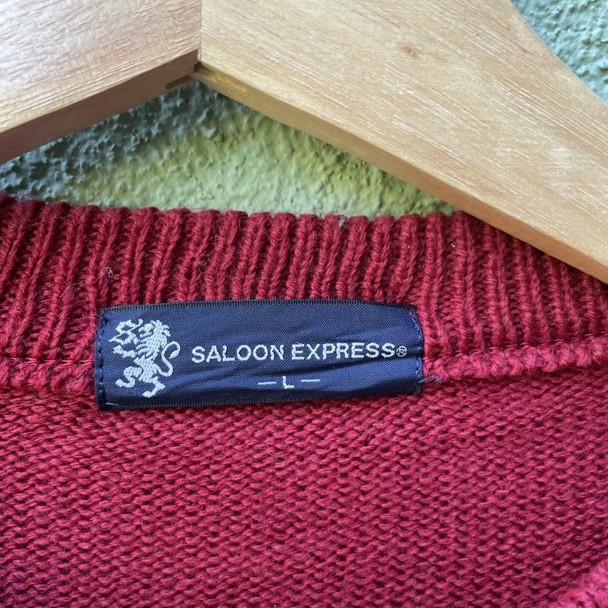 Aran Isles Knitwear Vintage‼️ SALOON EXPRESS Crewneck Knitwear Sweater Jumper! Size US M / EU 48-50 / 2 - 7 Thumbnail