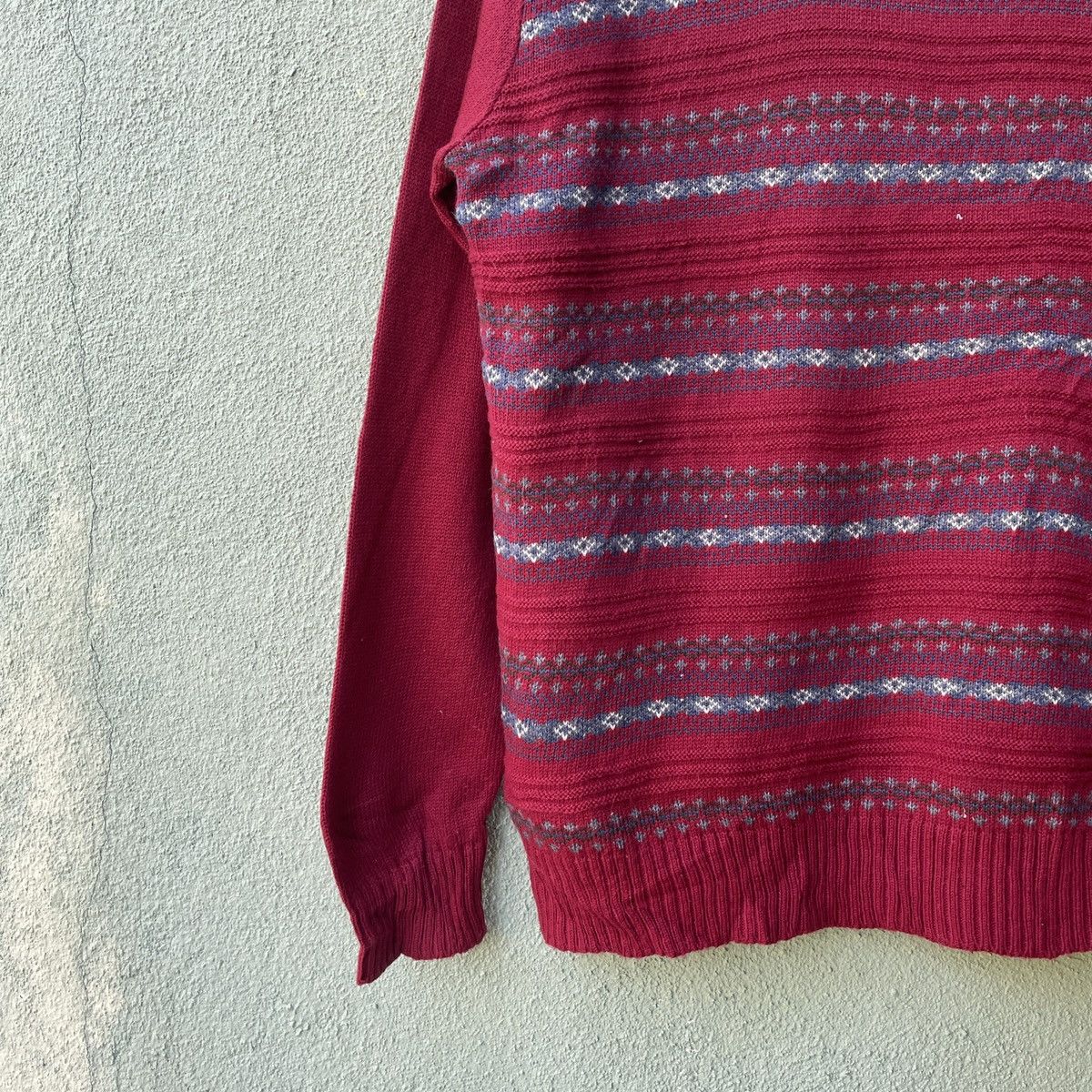 Aran Isles Knitwear Vintage‼️ SALOON EXPRESS Crewneck Knitwear Sweater Jumper! Size US M / EU 48-50 / 2 - 5 Thumbnail