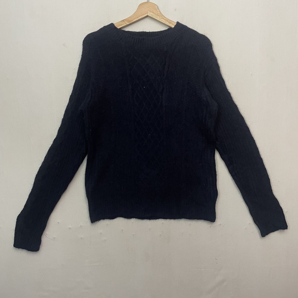 Aran Isles Knitwear × Uniqlo Vintage INES DE LA FRESSANGE PARIS MOHIR by Uniqlo Knitwear Size US S / EU 44-46 / 1 - 1 Thumbnail