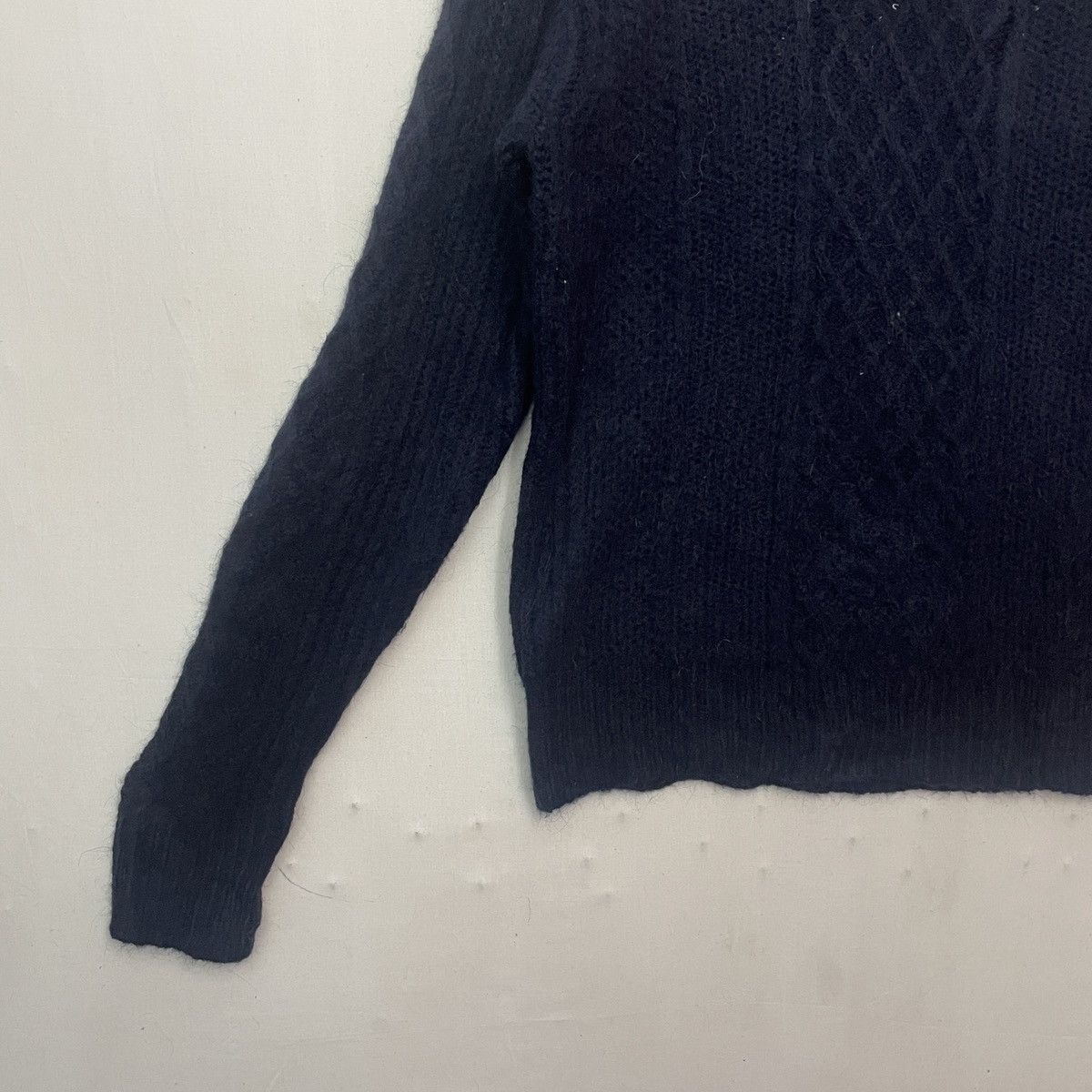 Aran Isles Knitwear × Uniqlo Vintage INES DE LA FRESSANGE PARIS MOHIR by Uniqlo Knitwear Size US S / EU 44-46 / 1 - 3 Thumbnail