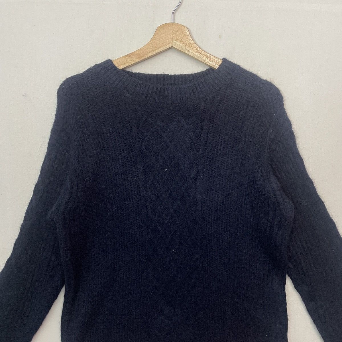 Aran Isles Knitwear × Uniqlo Vintage INES DE LA FRESSANGE PARIS MOHIR by Uniqlo Knitwear Size US S / EU 44-46 / 1 - 2 Thumbnail