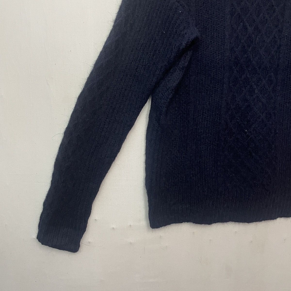 Aran Isles Knitwear × Uniqlo Vintage INES DE LA FRESSANGE PARIS MOHIR by Uniqlo Knitwear Size US S / EU 44-46 / 1 - 8 Thumbnail
