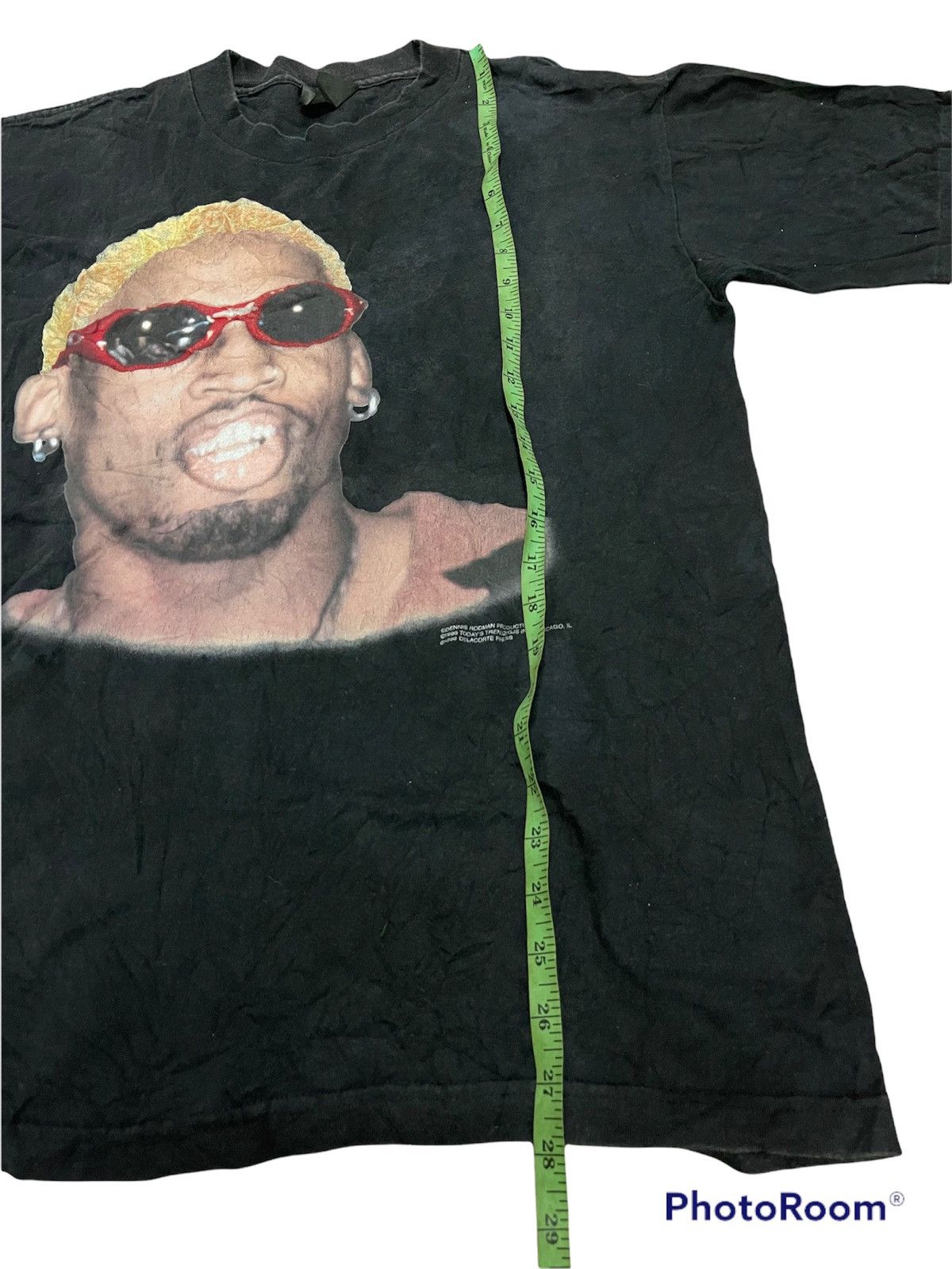 NBA Vintage 1996 Dennis Rodman Tshirt Big Face Size US M / EU 48-50 / 2 - 6 Thumbnail