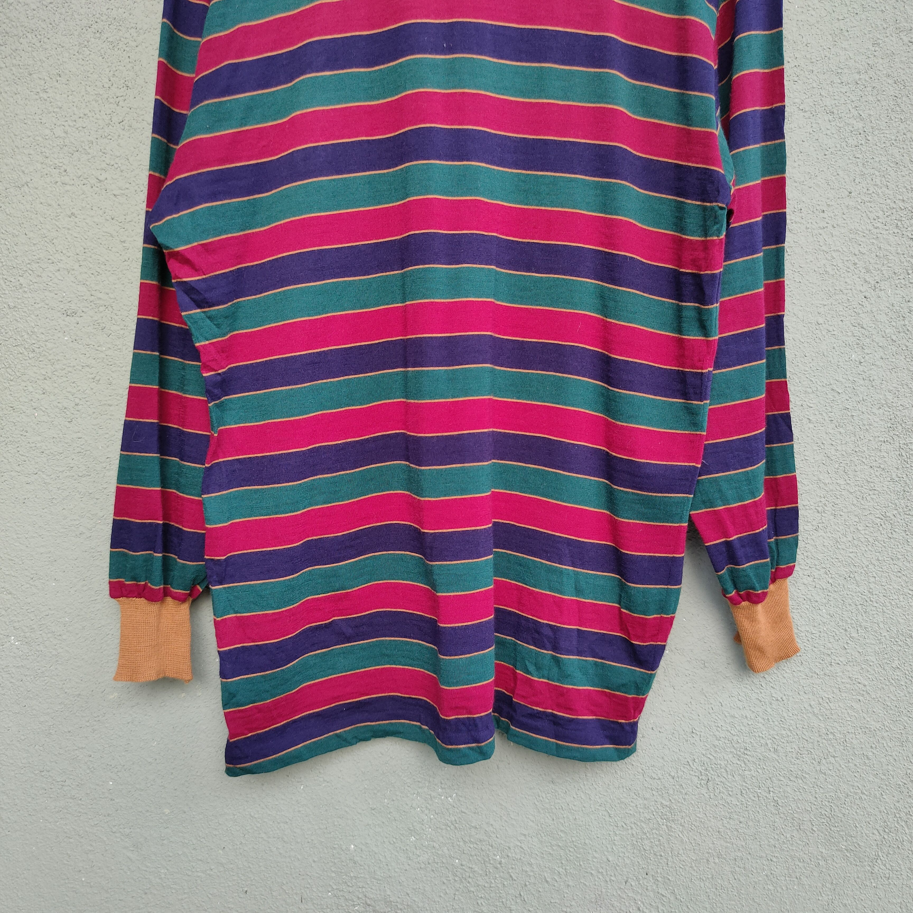 Alfred Dunhill Vintage Dunhill Made In Italy Long Sleeve Polos Shirt Size US M / EU 48-50 / 2 - 10 Thumbnail