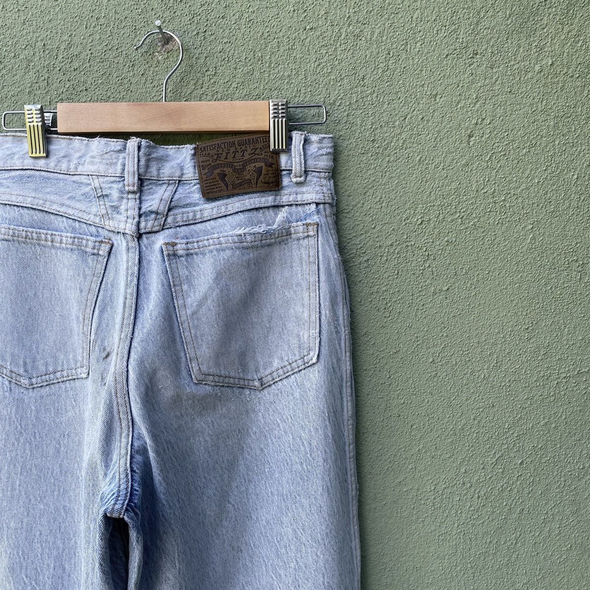 Japanese Brand Vintage FITTZ Distressed Faded Denim Pants Size US 27 - 9 Thumbnail