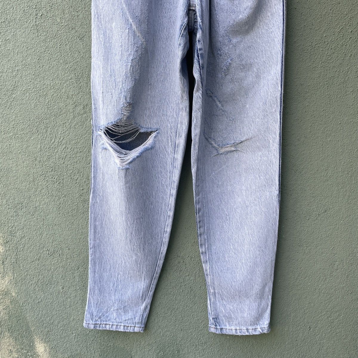 Japanese Brand Vintage FITTZ Distressed Faded Denim Pants Size US 27 - 4 Thumbnail