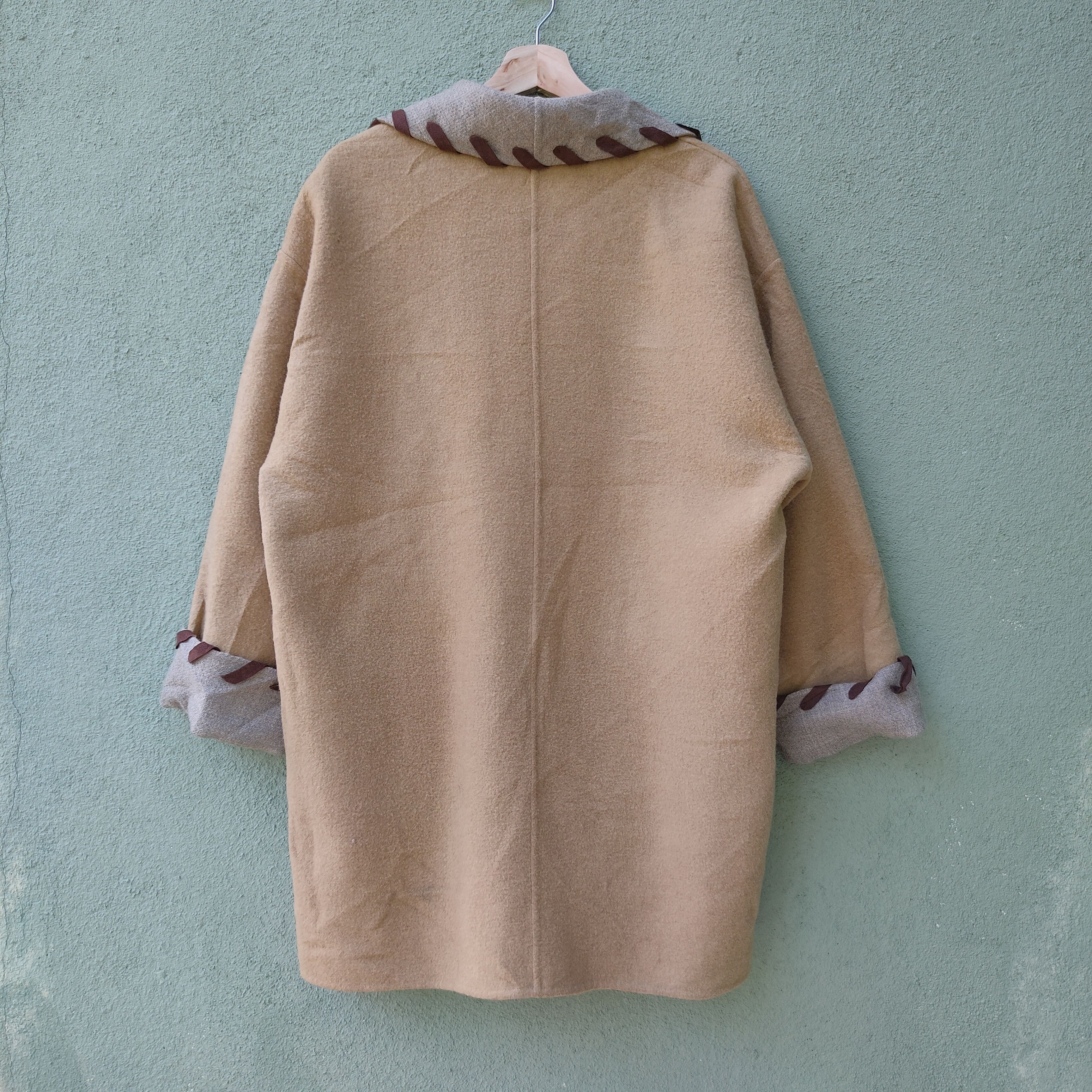 Designer Vintage Louis J Boutique Long Wool Coat Jacket Size US L / EU 52-54 / 3 - 11 Thumbnail