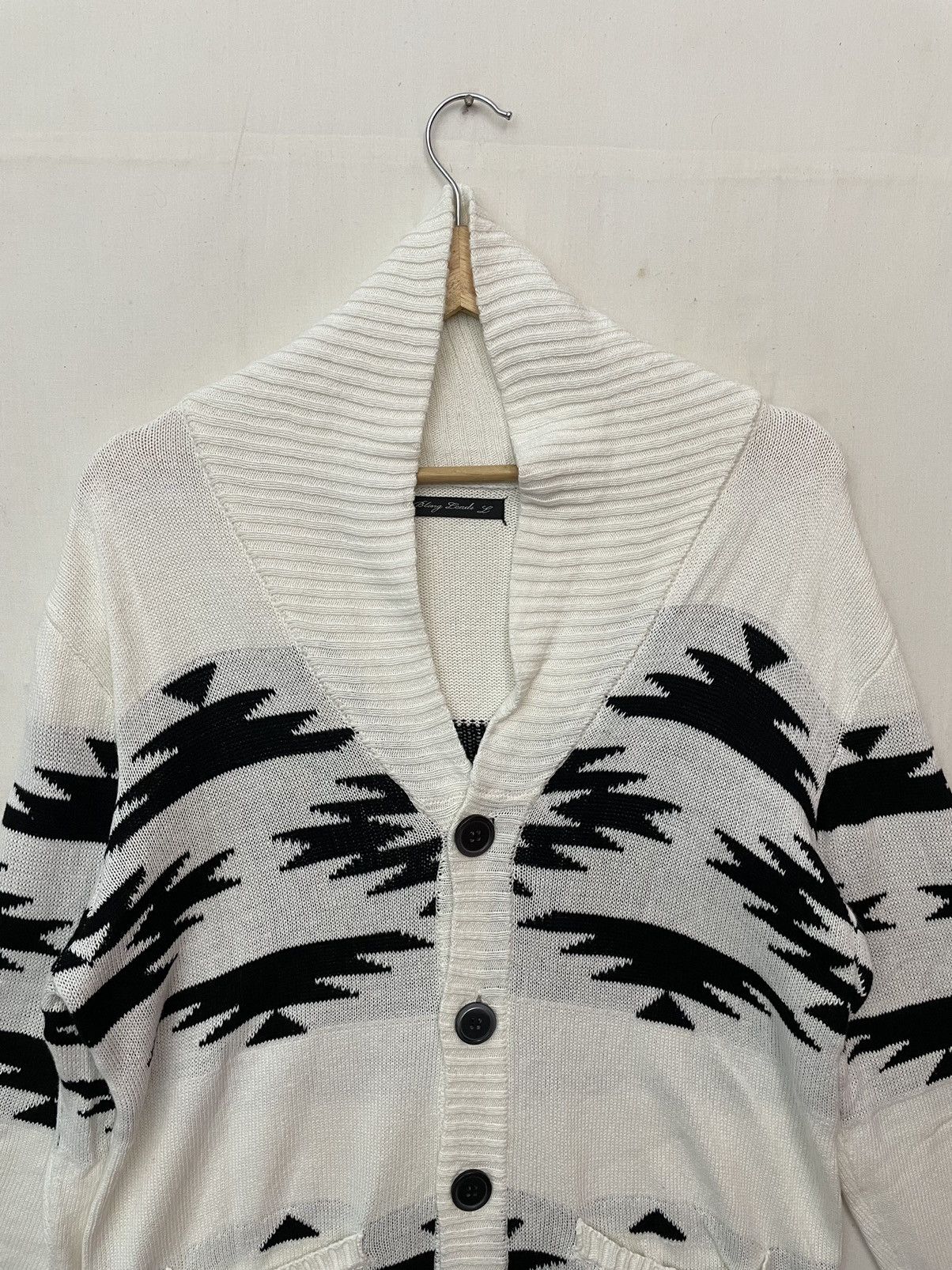 Aran Isles Knitwear Vintage🔥 BLING LEADA NAVAJO style Cardigan Knitwear RARE!! Size US M / EU 48-50 / 2 - 2 Thumbnail