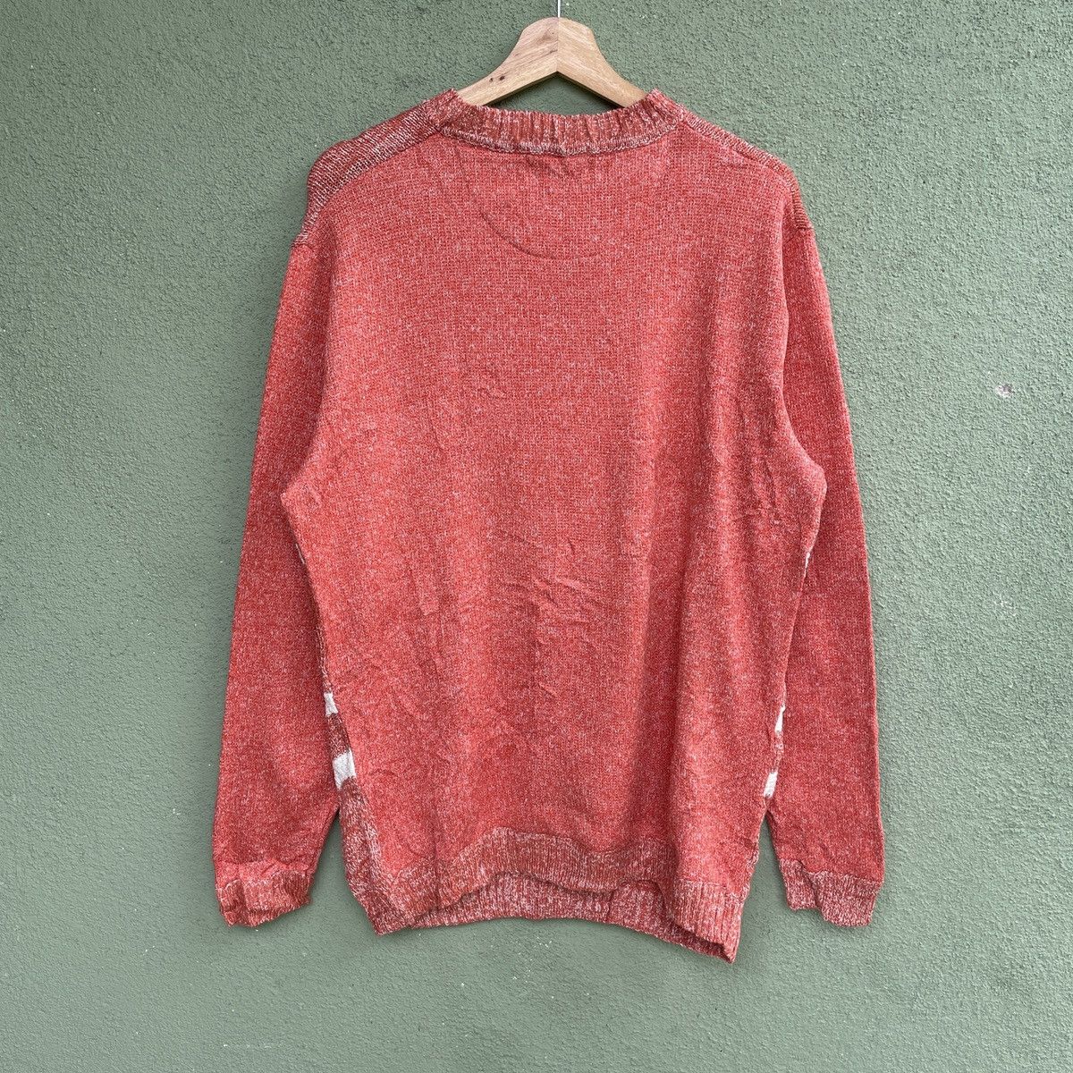 Aran Isles Knitwear × Madison × Other Vintage MADISON WALKER Stripe Knitwear Sweater Jumper Size US L / EU 52-54 / 3 - 9 Thumbnail