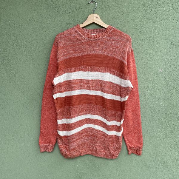 Madison Vintage MADISON WALKER Stripe Knitwear Sweater Jumper