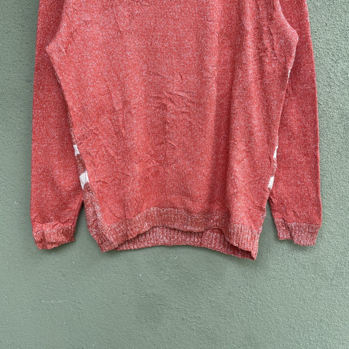 Aran Isles Knitwear × Madison × Other Vintage MADISON WALKER Stripe Knitwear Sweater Jumper Size US L / EU 52-54 / 3 - 12 Thumbnail