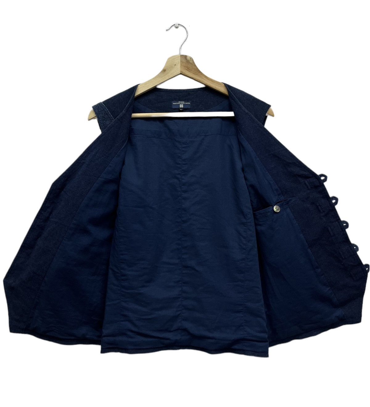 Japanese Brand FYE🔥MORIOKA DYEING TAKIURA Patchwork Kapital Style Vest Size US M / EU 48-50 / 2 - 8 Thumbnail