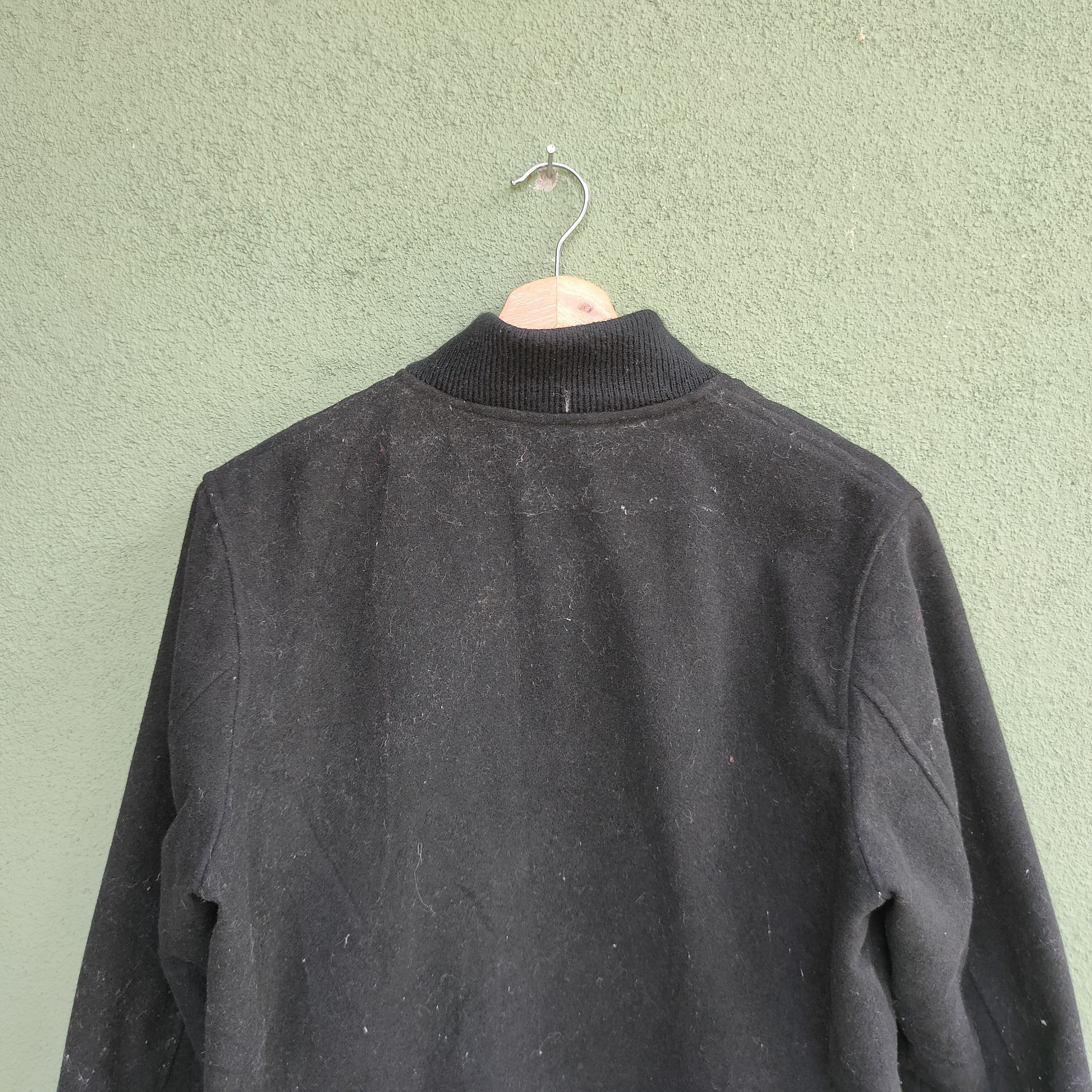 Japanese Brand Vintage Japanese Black Buttons Ups Varsity Jacket Size US M / EU 48-50 / 2 - 10 Thumbnail