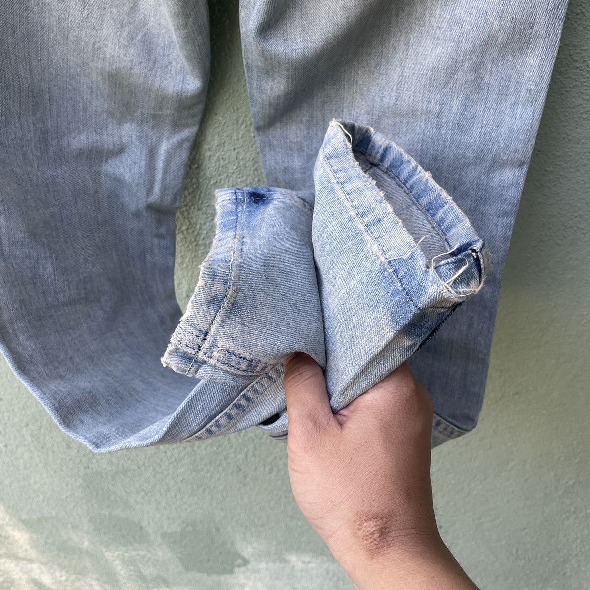 Polo Ralph Lauren Vintage RALPH LAUREN Faded Distressed Denim Jeans Pants Size US 29 - 13 Thumbnail