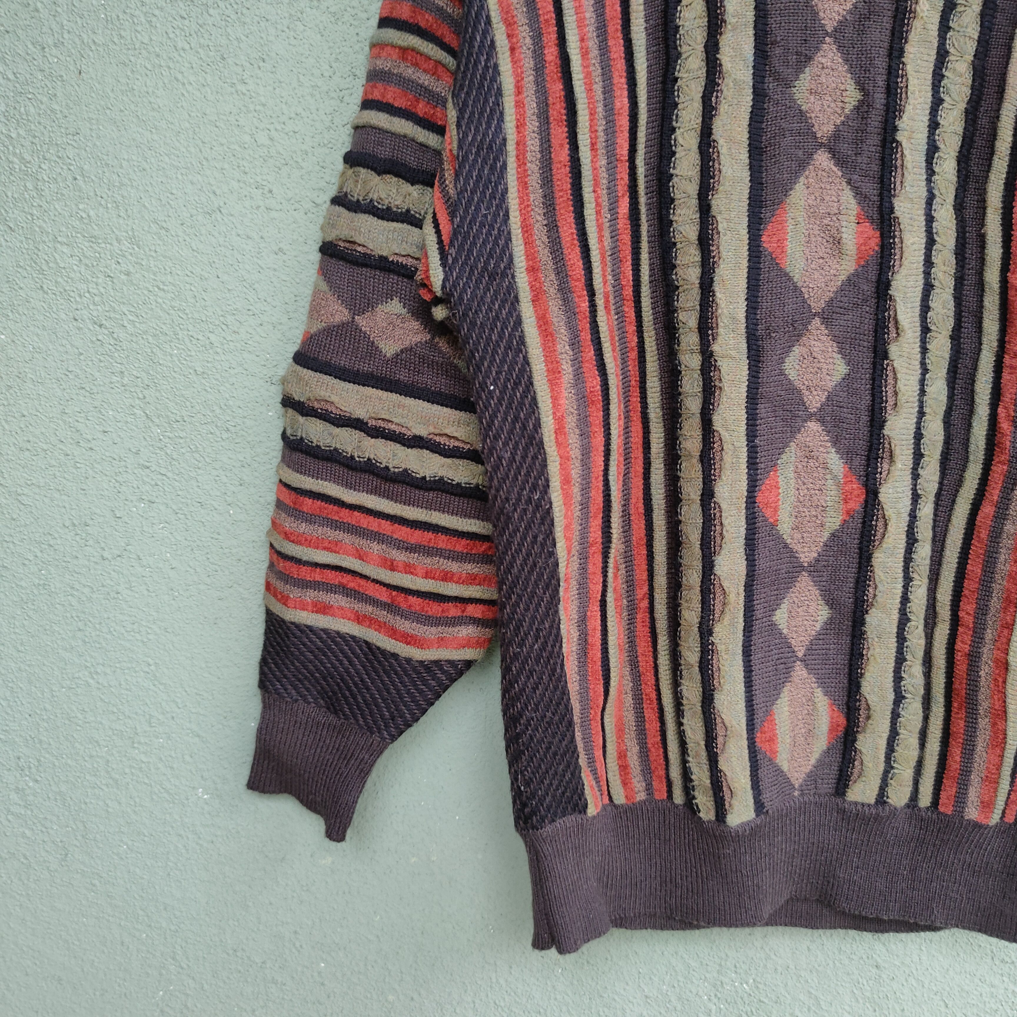Vtge G-STAFF AUTHENTIC Coogi Style Knitwear Sweater Jumper