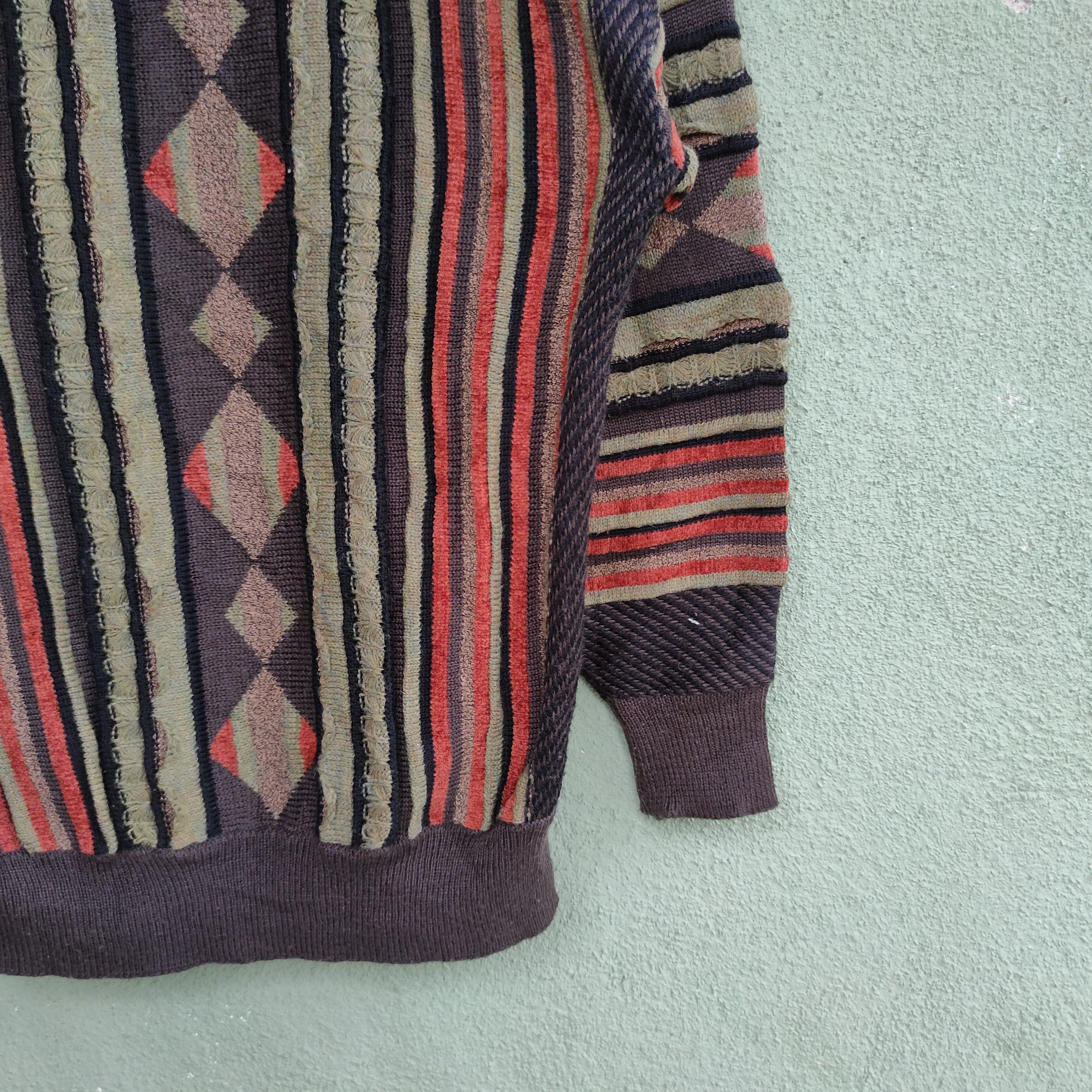 Vtge G-STAFF AUTHENTIC Coogi Style Knitwear Sweater Jumper