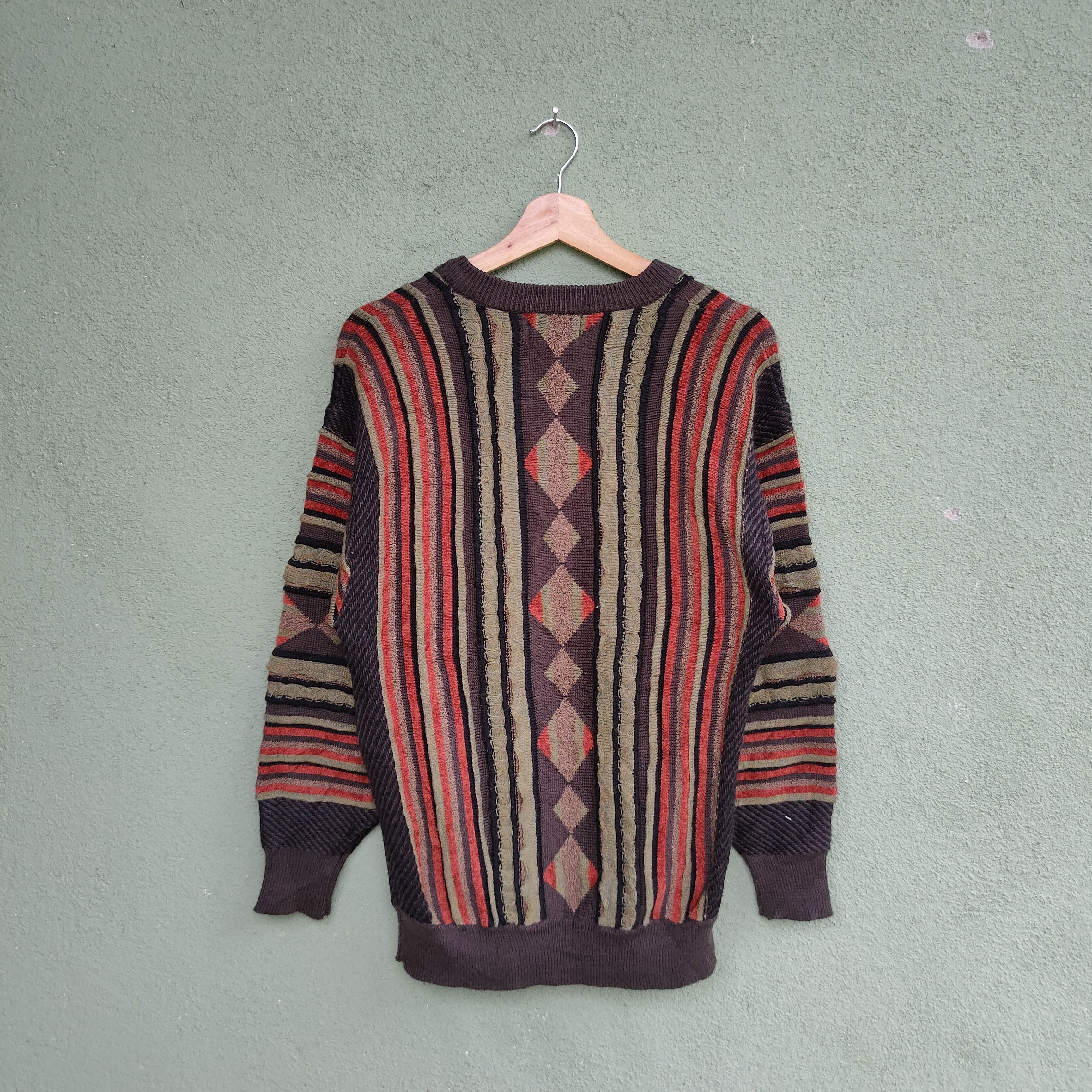Vtge G-STAFF AUTHENTIC Coogi Style Knitwear Sweater Jumper