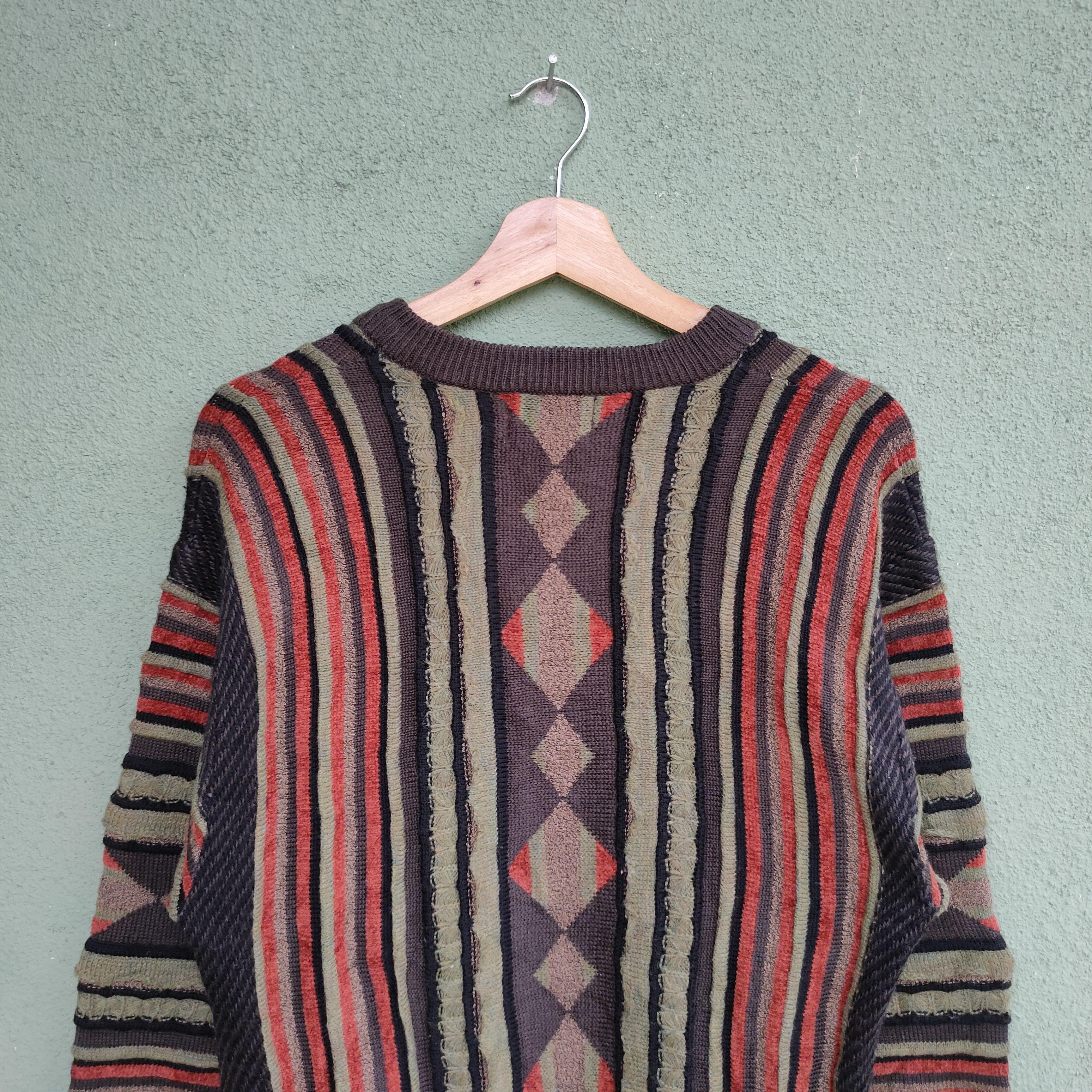 Vtge G-STAFF AUTHENTIC Coogi Style Knitwear Sweater Jumper