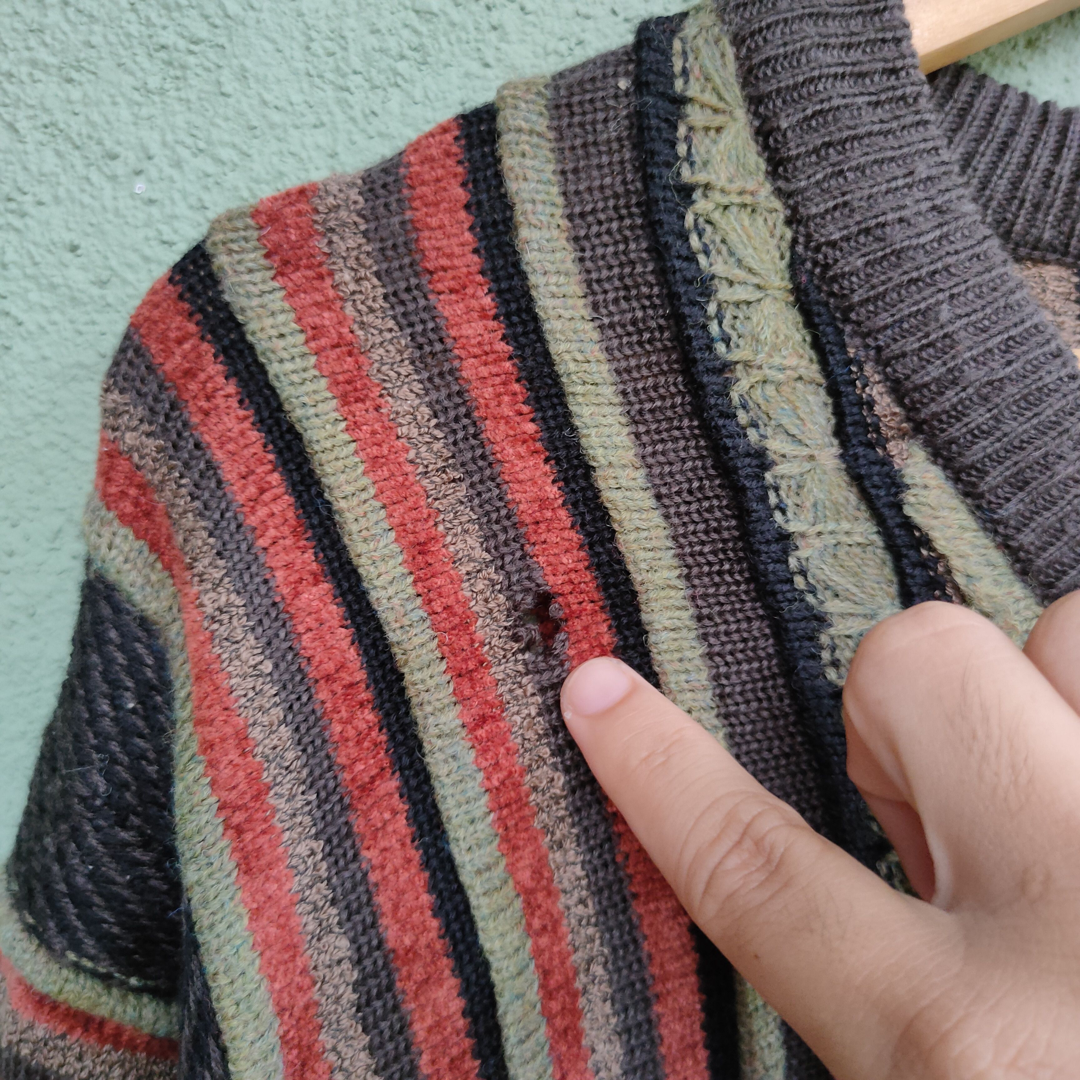 Vtge G-STAFF AUTHENTIC Coogi Style Knitwear Sweater Jumper