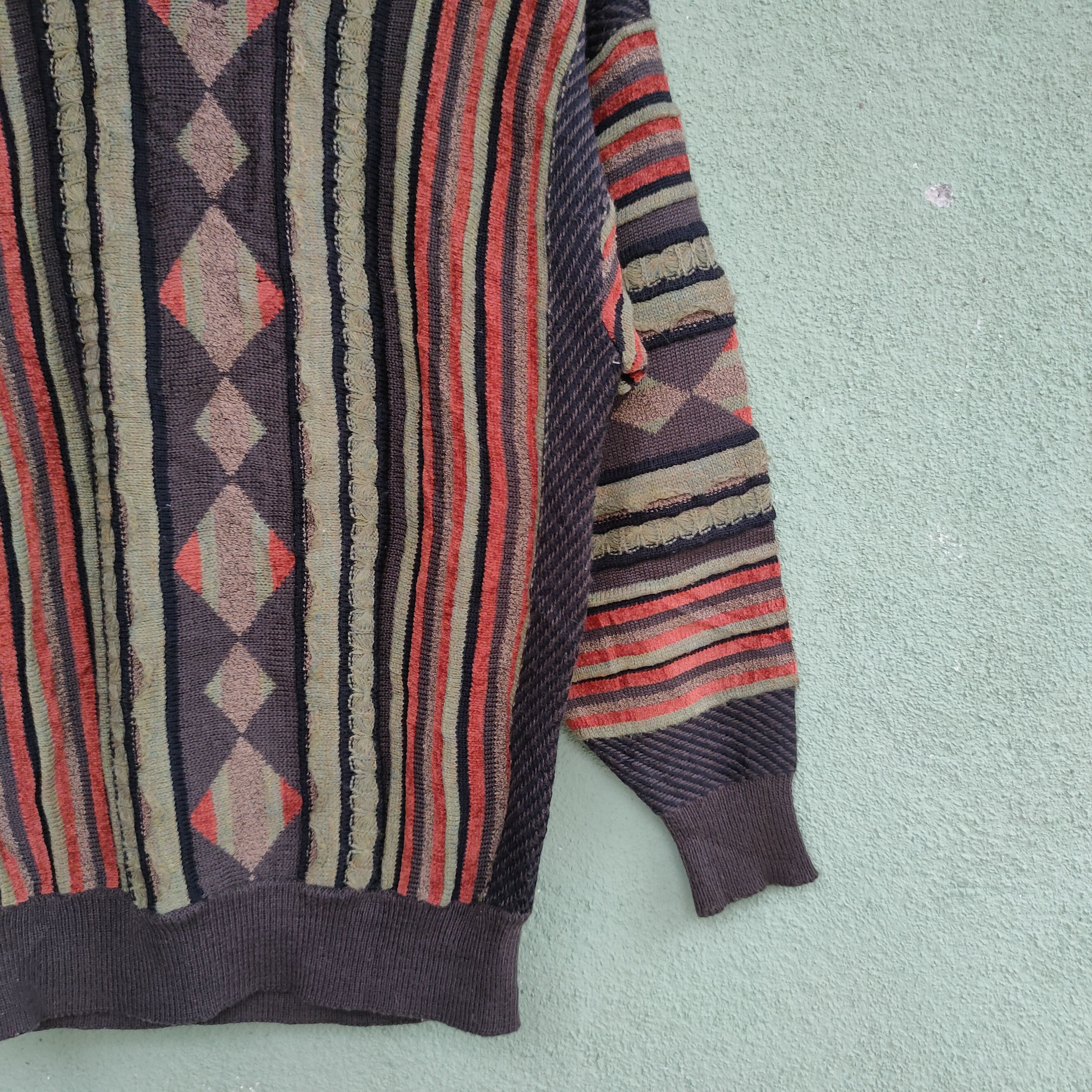 Vtge G-STAFF AUTHENTIC Coogi Style Knitwear Sweater Jumper