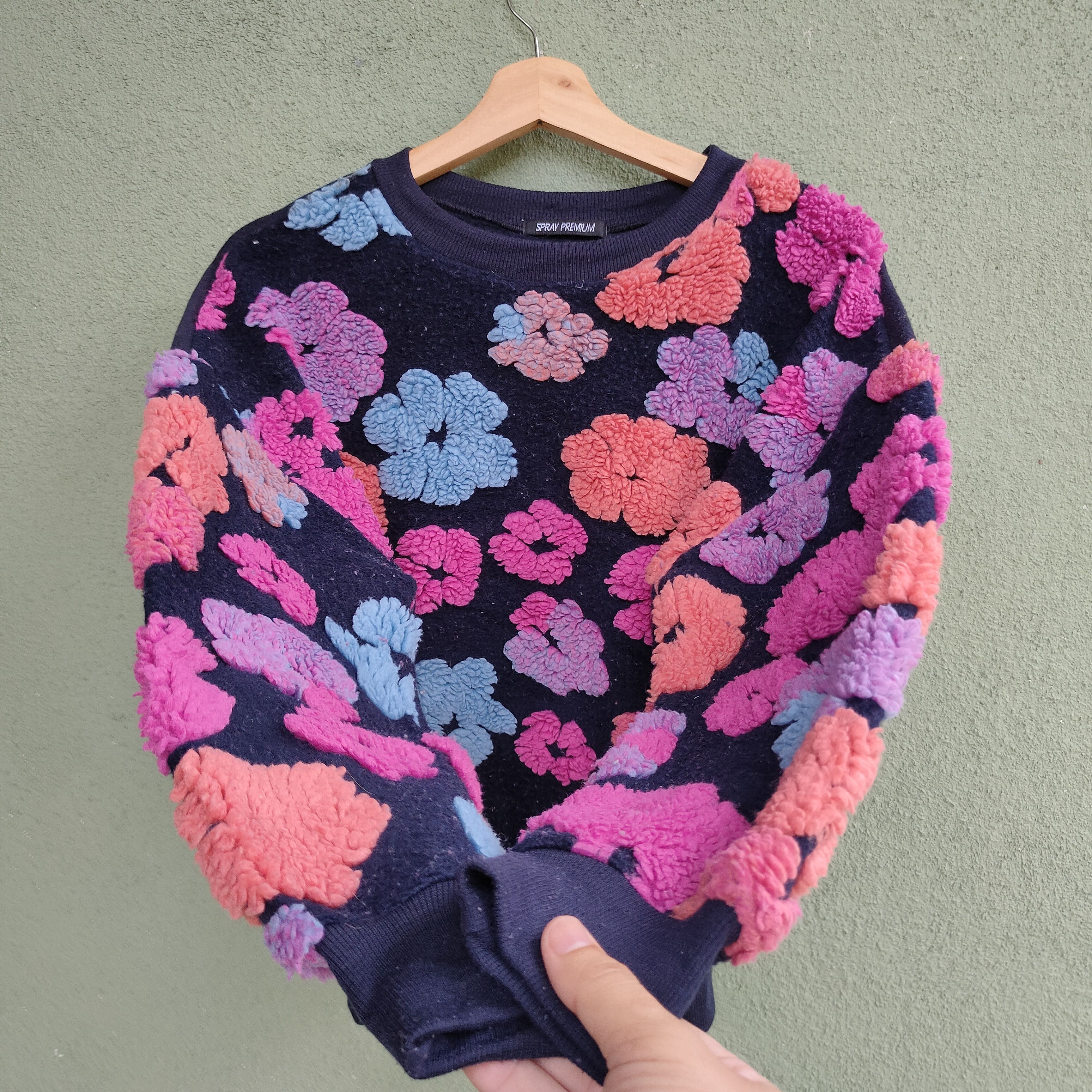 Aran Isles Knitwear Vintage Spray Premium Flora Knitwear Sweater Jumper Size US L / EU 52-54 / 3 - 2 Thumbnail