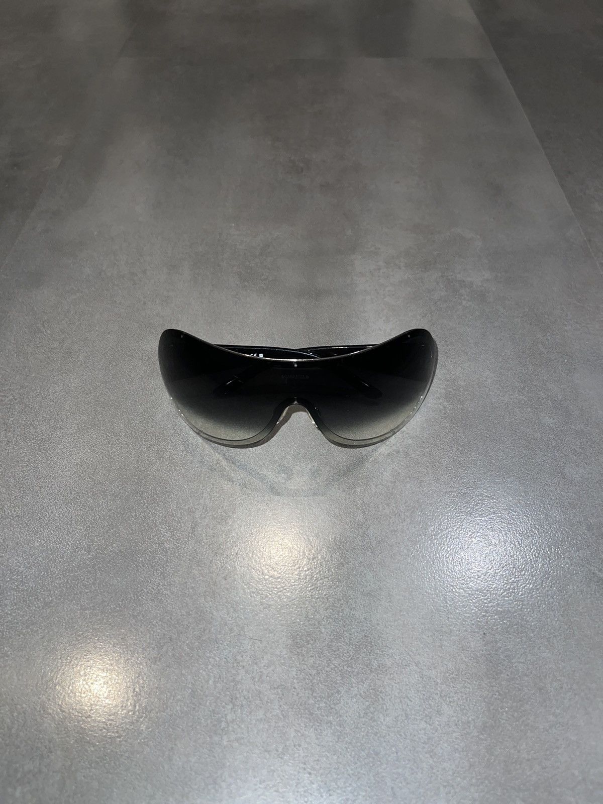 Chanel Chanel 4148-B Ombre Black Shield Sunglasses Size ONE SIZE - 5 Thumbnail