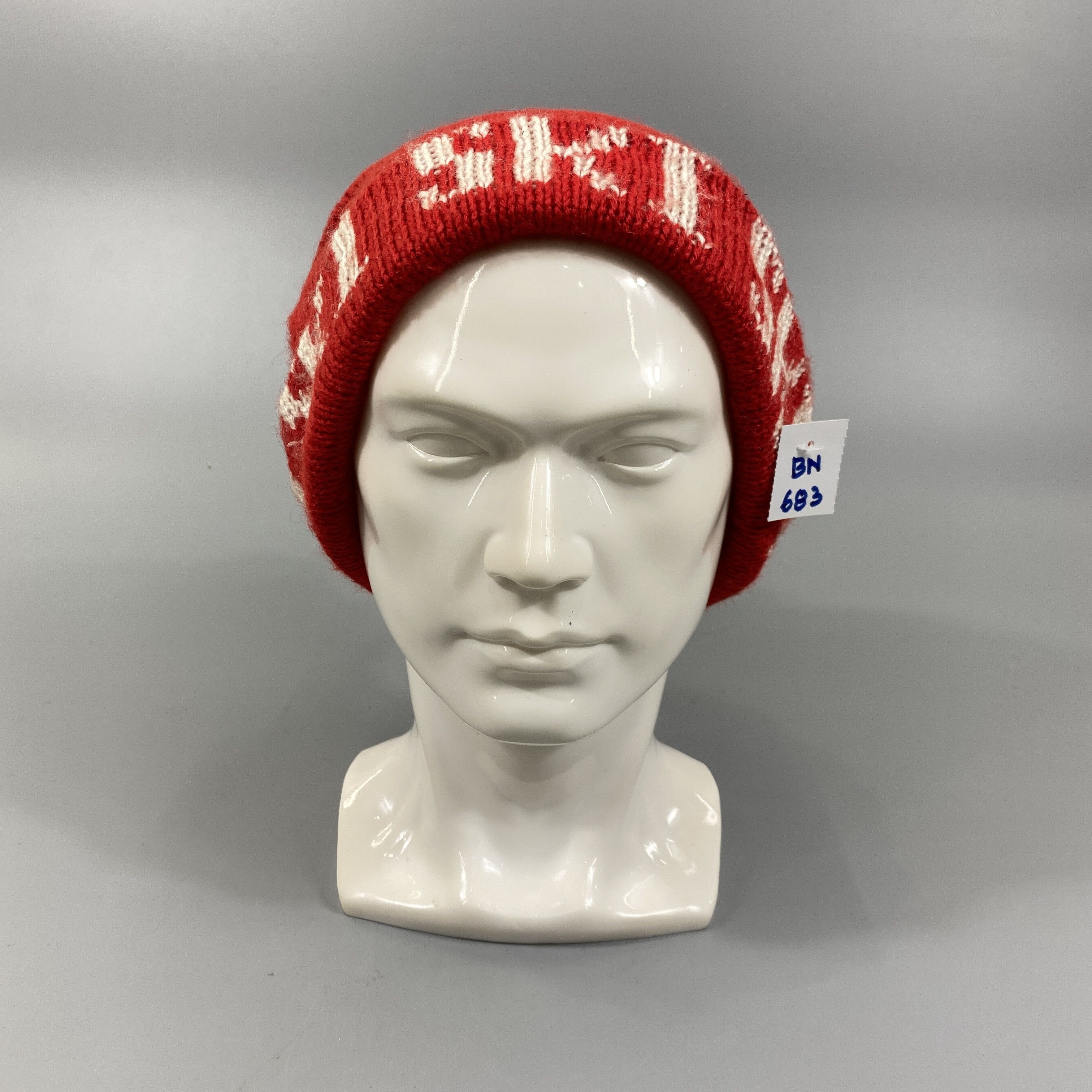 Japanese Brand Knitted Ski People Beanie BN683 Grailed