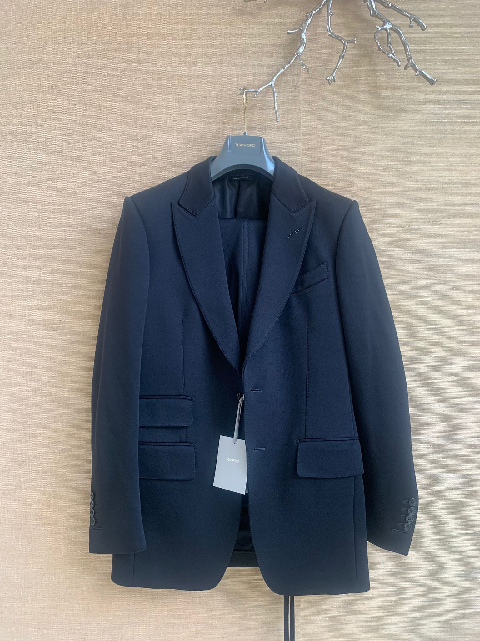 image of Tom Ford Atticus Suit in Black, Men's (Size Small)