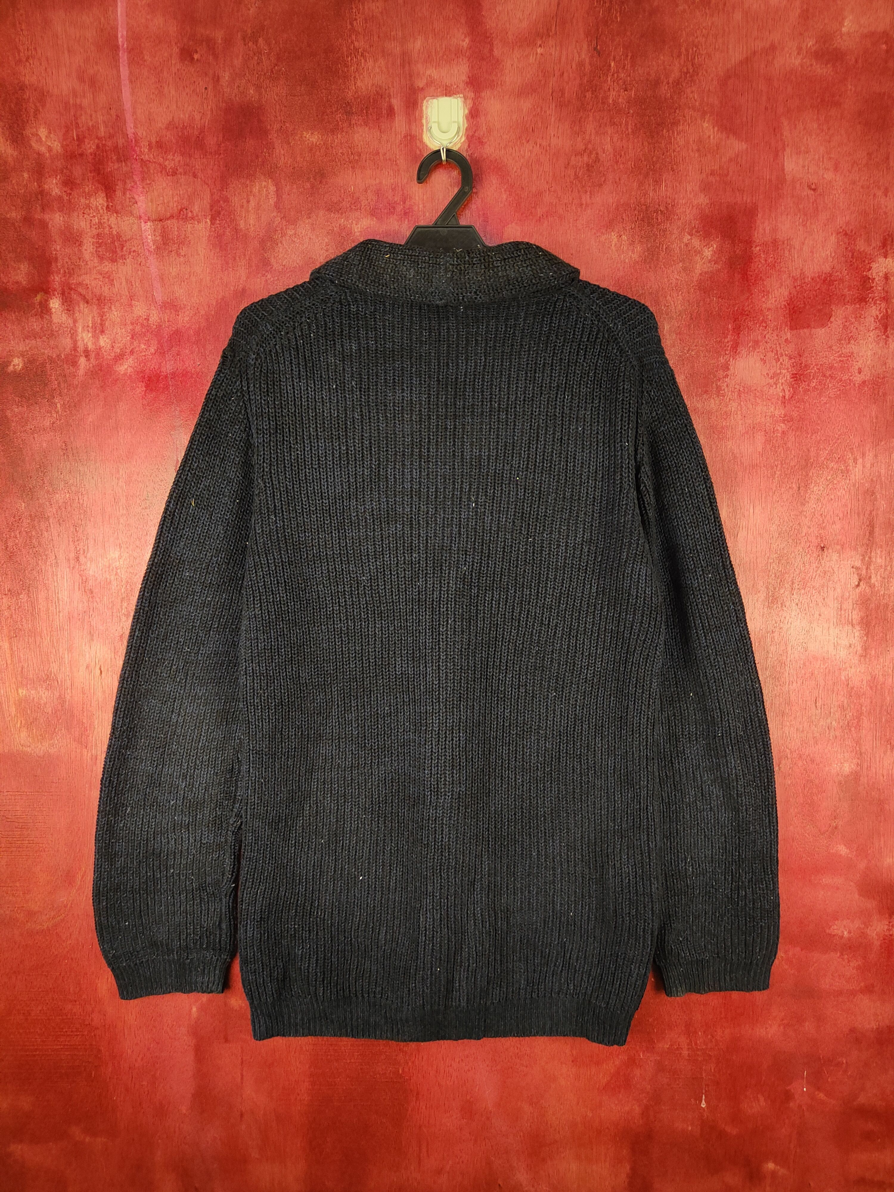 Japanese Brand Japanese Brand Dark Blue Knitwear Cardigan #5498 Size US M / EU 48-50 / 2 - 7 Thumbnail