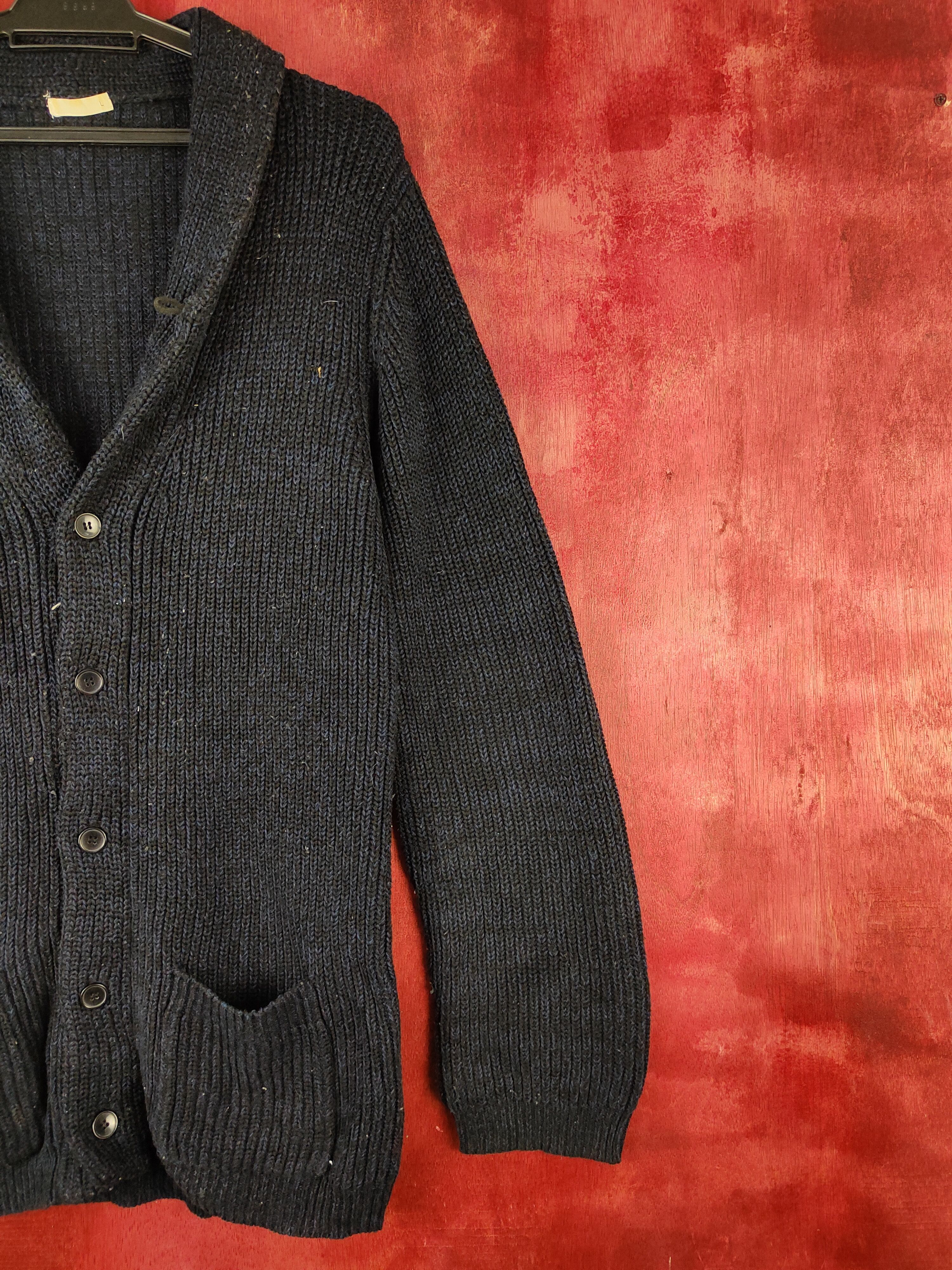 Japanese Brand Japanese Brand Dark Blue Knitwear Cardigan #5498 Size US M / EU 48-50 / 2 - 5 Thumbnail