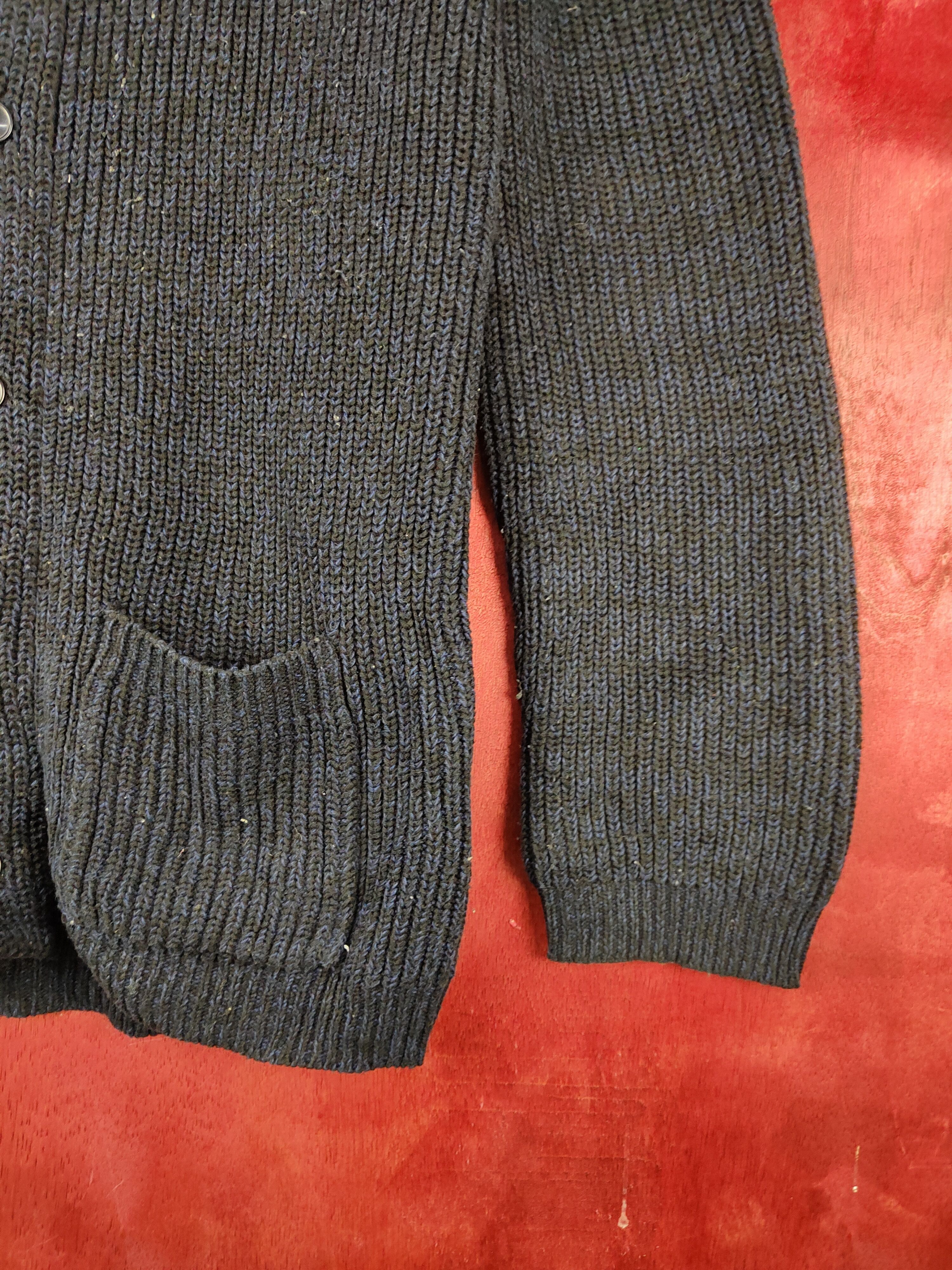 Japanese Brand Japanese Brand Dark Blue Knitwear Cardigan #5498 Size US M / EU 48-50 / 2 - 6 Thumbnail
