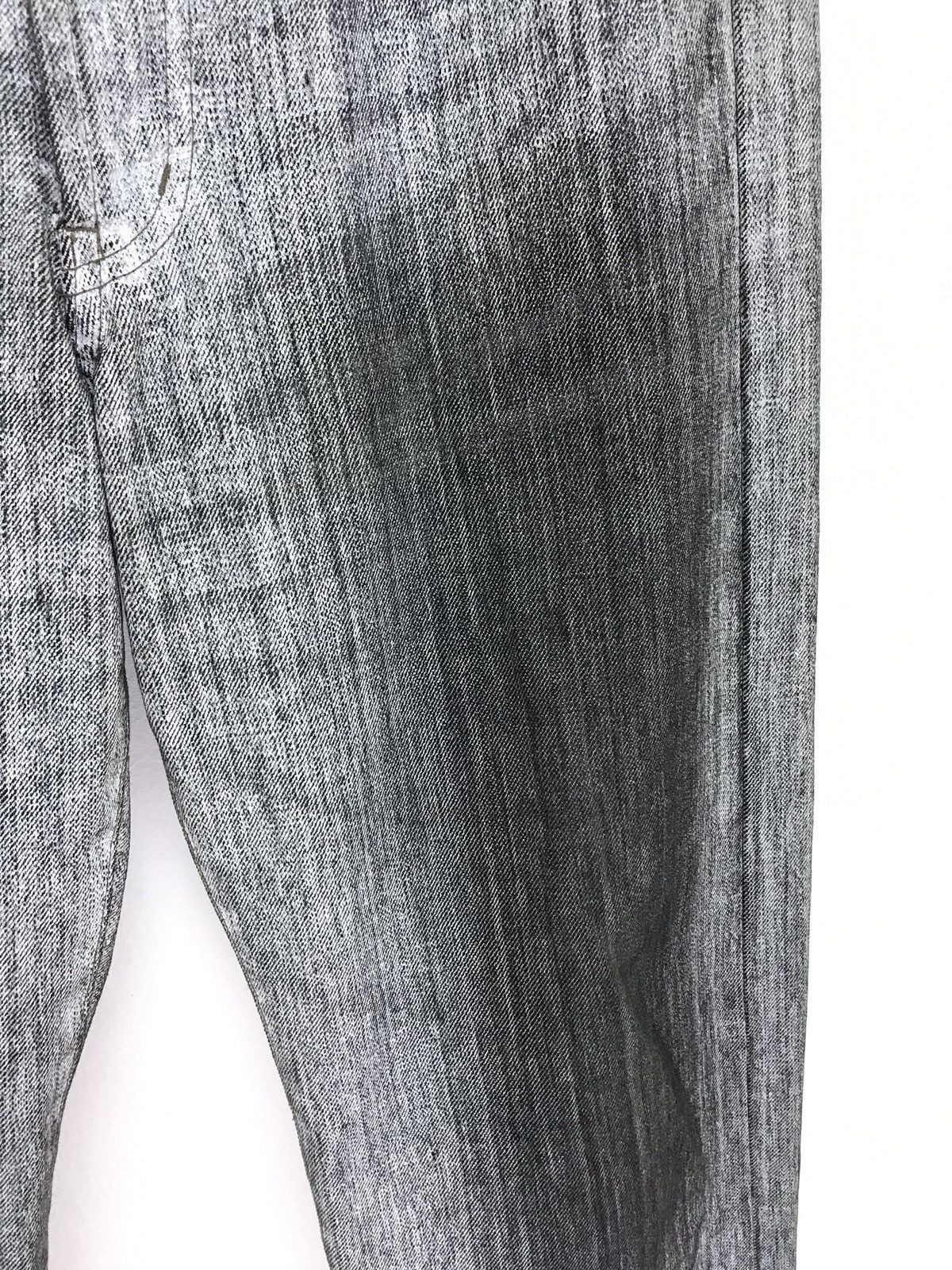 Japanese Brand Takeo Kikuchi Denim Pant Printed Tire Marks Art Regular Size US 31 - 4 Thumbnail