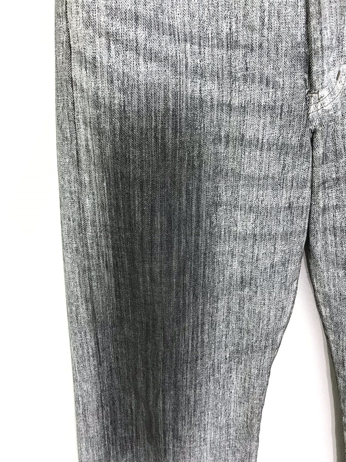Japanese Brand Takeo Kikuchi Denim Pant Printed Tire Marks Art Regular Size US 31 - 5 Thumbnail