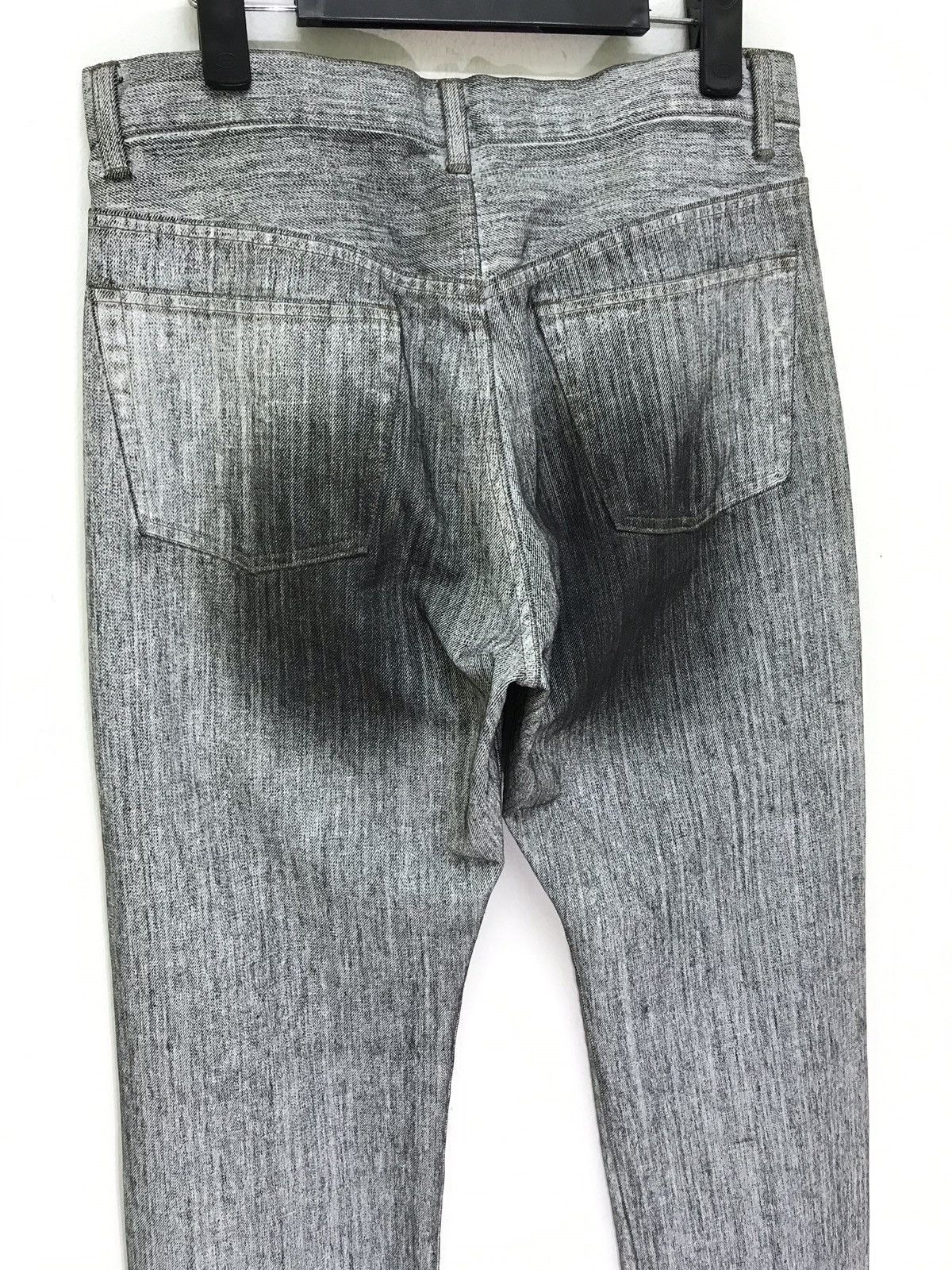 Japanese Brand Takeo Kikuchi Denim Pant Printed Tire Marks Art Regular Size US 31 - 8 Thumbnail