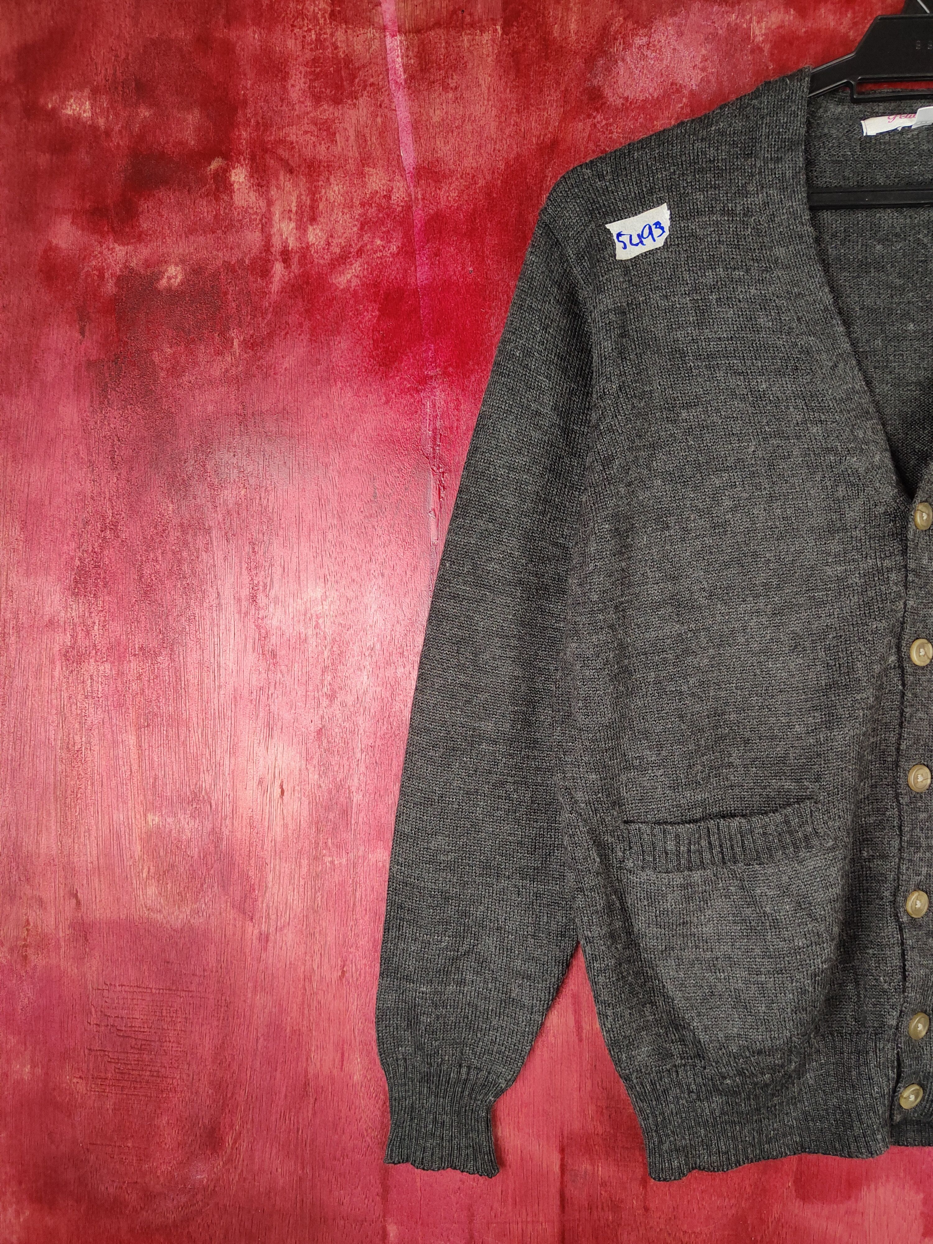 Vintage Petit Berry Black Knitwear Cardigan #5493 Size S / US 4 / IT 40 - 4 Thumbnail