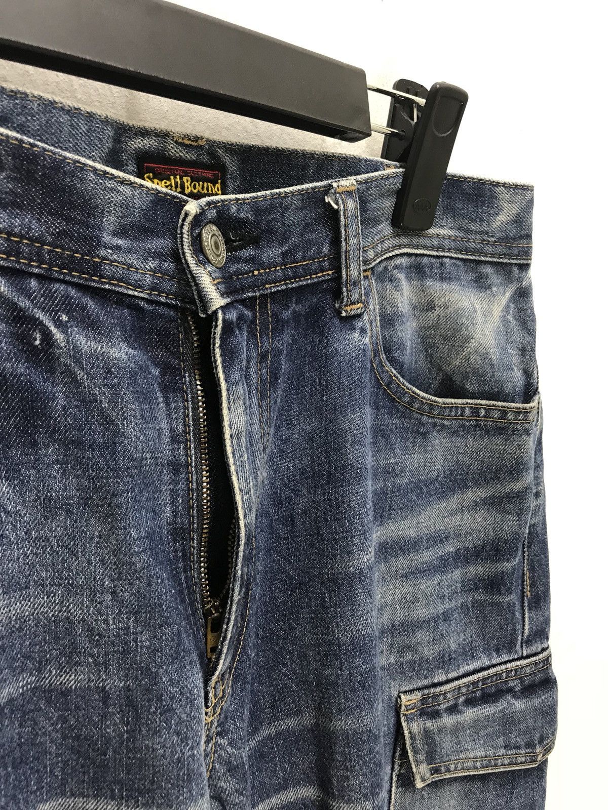 Japanese Brand Made in Japan Spellbound Cargo Denim Pant Regular Size US 30 / EU 46 - 4 Thumbnail