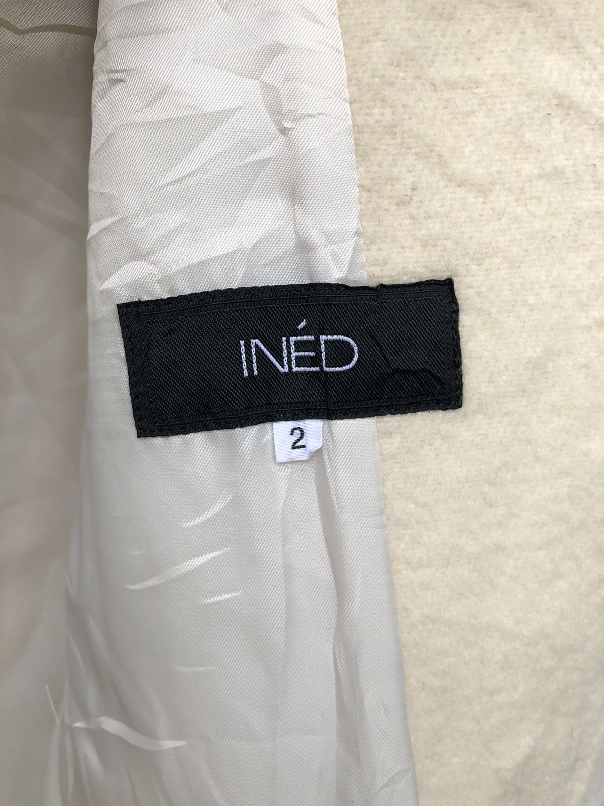 Japanese Brand INED BY YOHJI YAMAMOTO WOOL LONG COAT JACKET Size US S / EU 44-46 / 1 - 5 Thumbnail