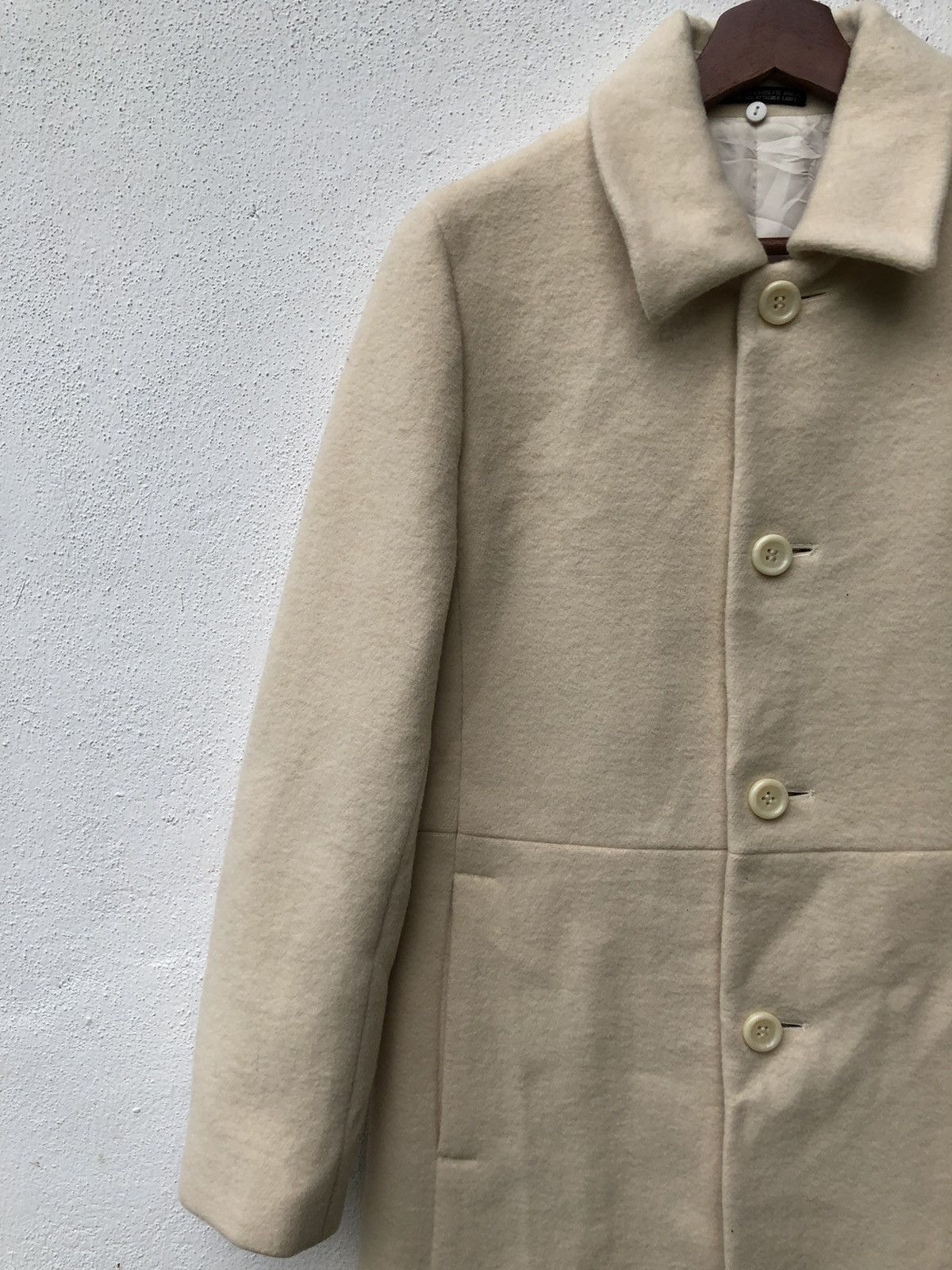 Japanese Brand INED BY YOHJI YAMAMOTO WOOL LONG COAT JACKET Size US S / EU 44-46 / 1 - 3 Thumbnail