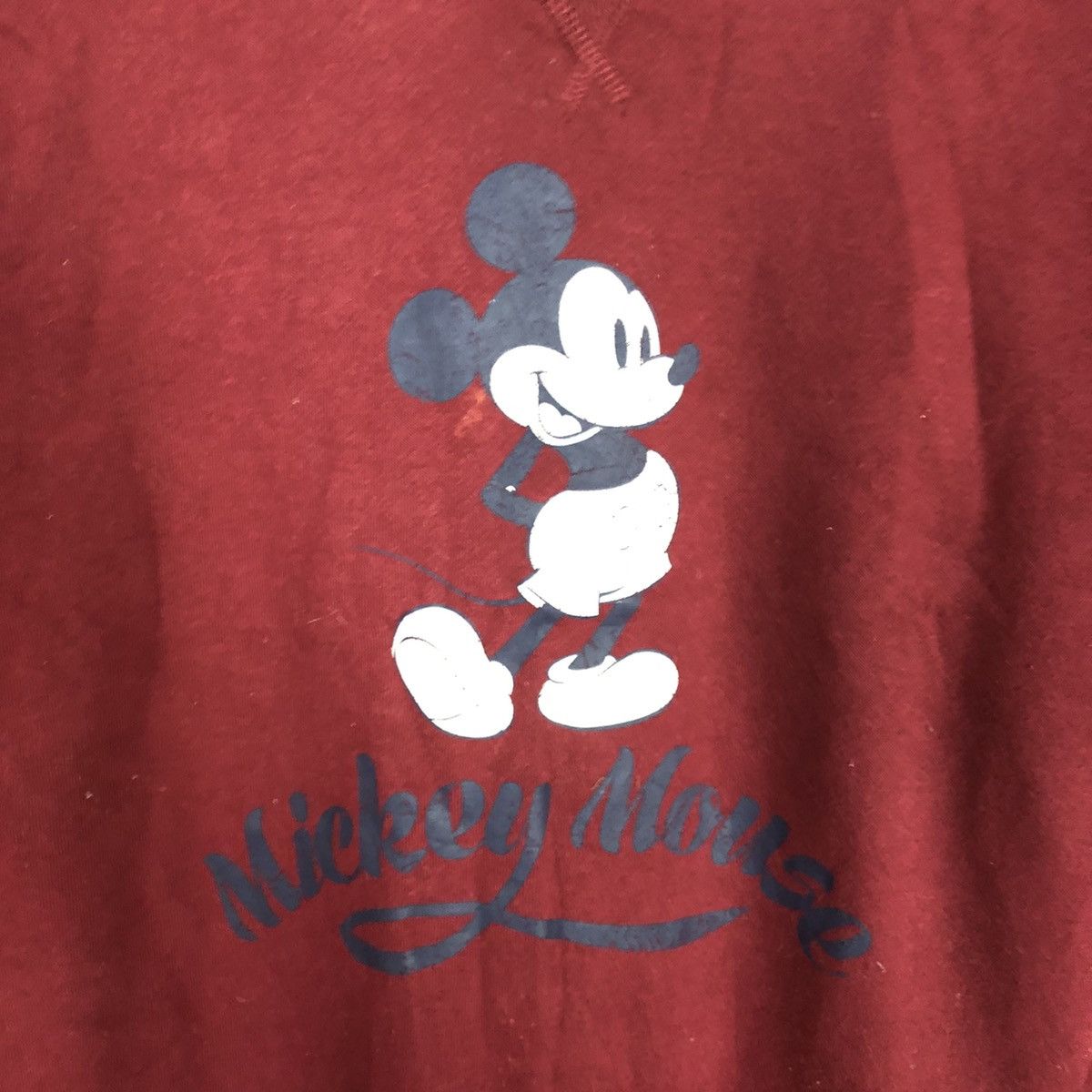 Disney × Mickey Mouse Mickey Mouse disney Maroon Sweatshirt #4603 Size US L / EU 52-54 / 3 - 10 Thumbnail
