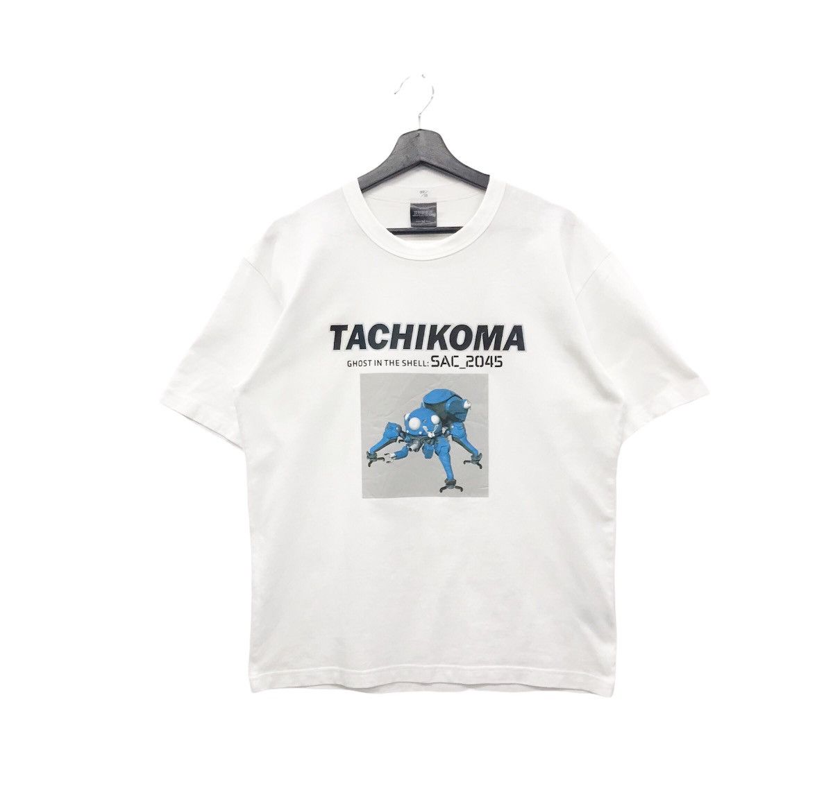 image of Anima x Movie Gu X Anime Ghost In The Shell Tachikoma Tee in White, Men's (Size Medium)