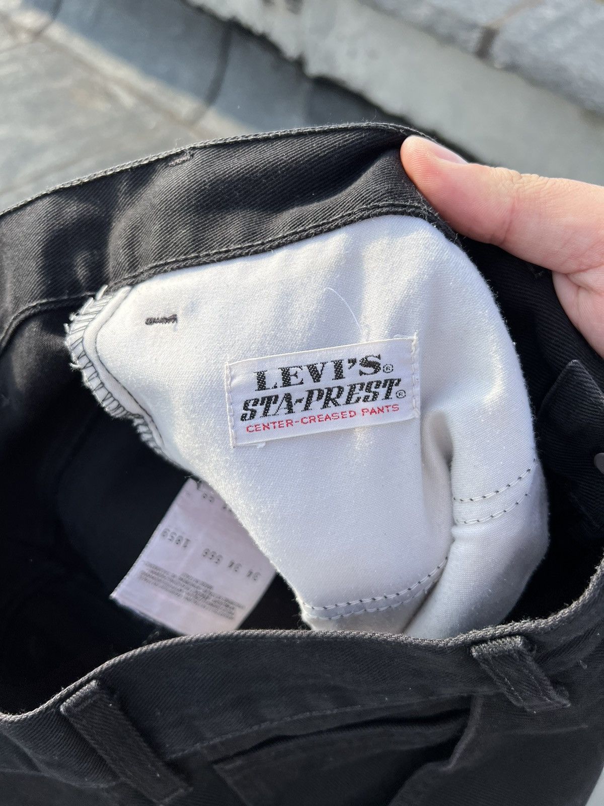 Levi's × Levi's Vintage Clothing Vintage Levi’s Sta-Prest Black Pant Size US 34 / EU 50 - 8 Thumbnail