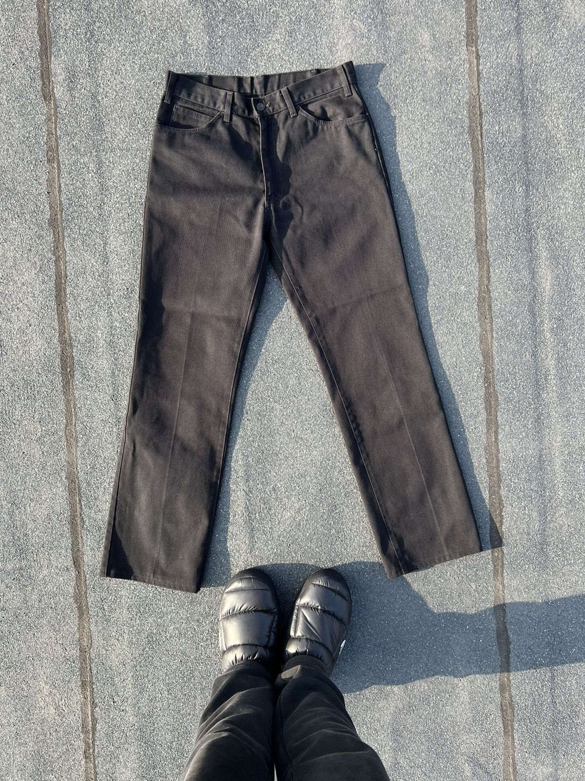 Levi's × Levi's Vintage Clothing Vintage Levi’s Sta-Prest Black Pant Size US 34 / EU 50 - 2 Thumbnail