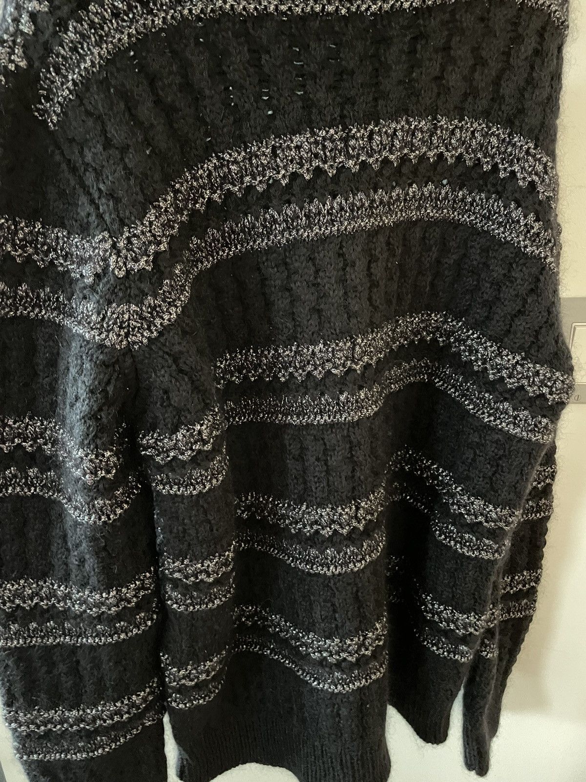 Hedi Slimane × Saint Laurent Paris × Yves Saint Laurent Rare $1,500 Value Runway Rayures Lurex Turtleneck Sweater Size US XL / EU 56 / 4 - 19 Thumbnail