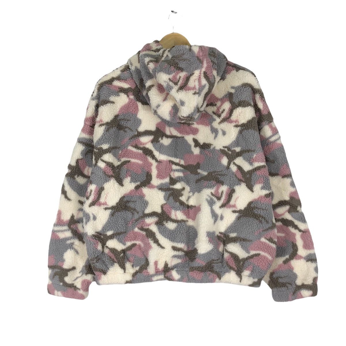 Gap 🔥GAP CAMOUFLAGED DEEP PILE HOODIE JACKET Size US S / EU 44-46 / 1 - 2 Thumbnail