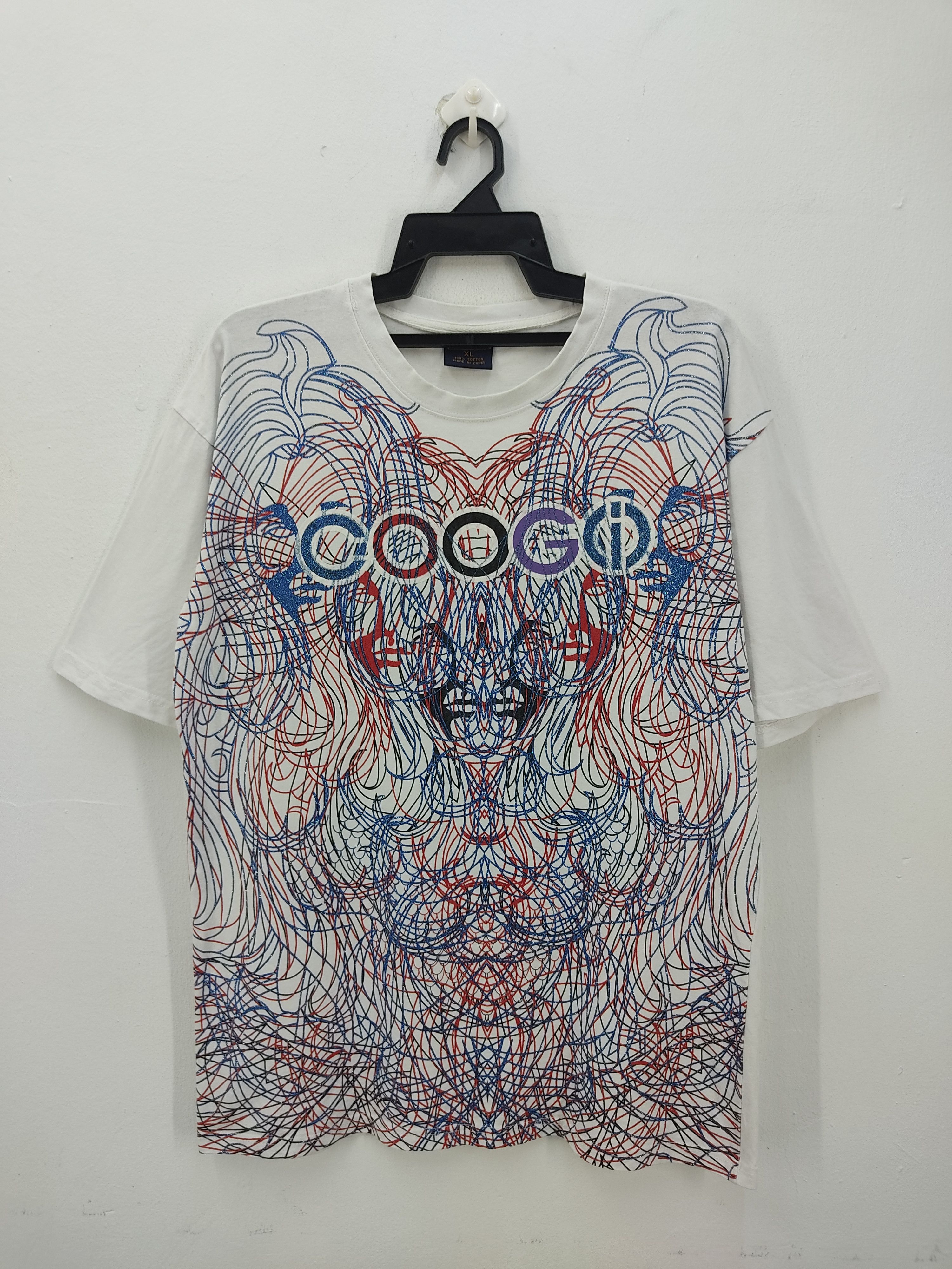 Coogi Coogi Fullprint Tribal T-Shirt Size US XL / EU 56 / 4 - 1 Thumbnail