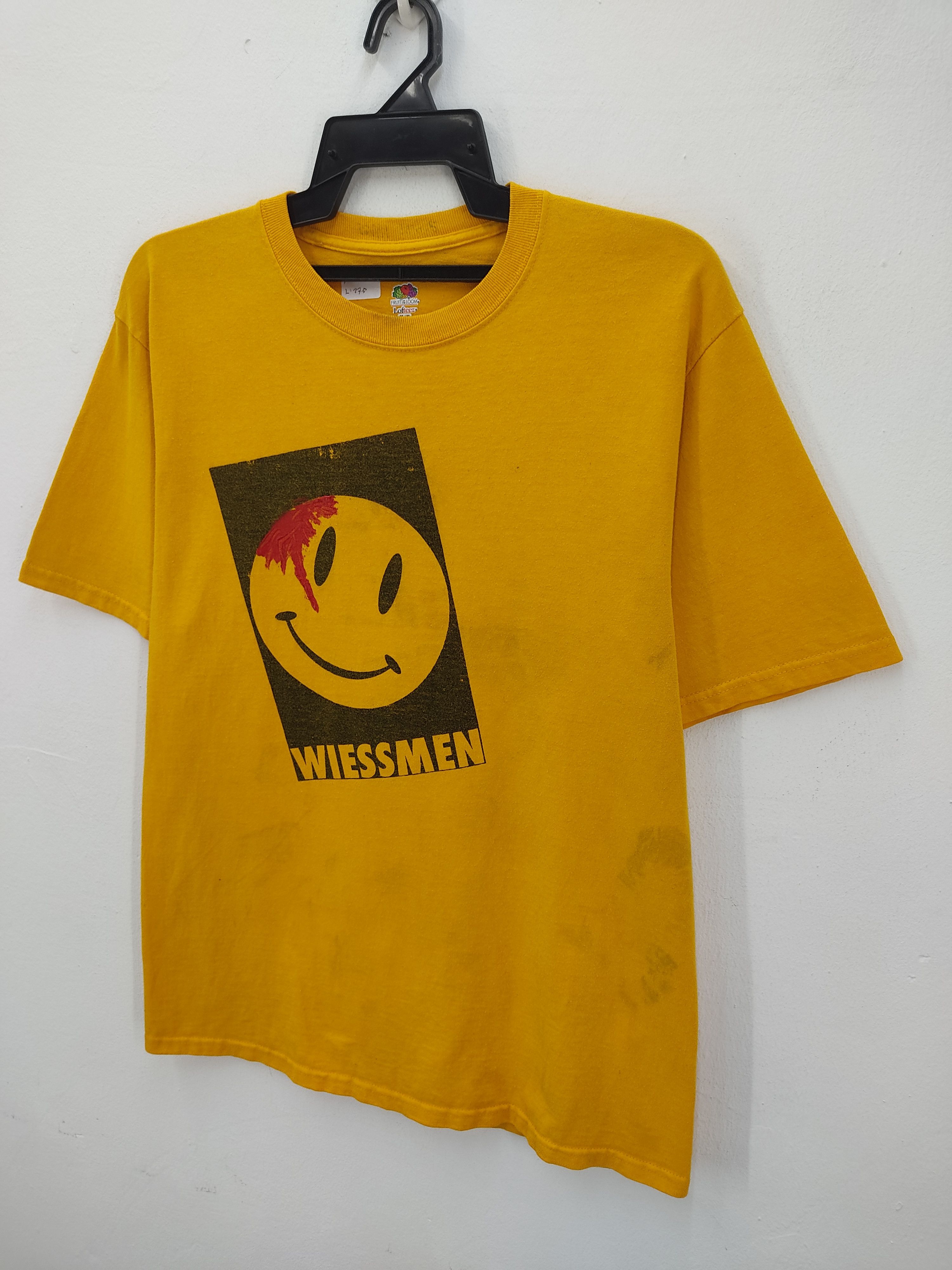 Vintage Vintage Y2K Wiessmen Smiley T-Shirt Size US M / EU 48-50 / 2 - 2 Thumbnail